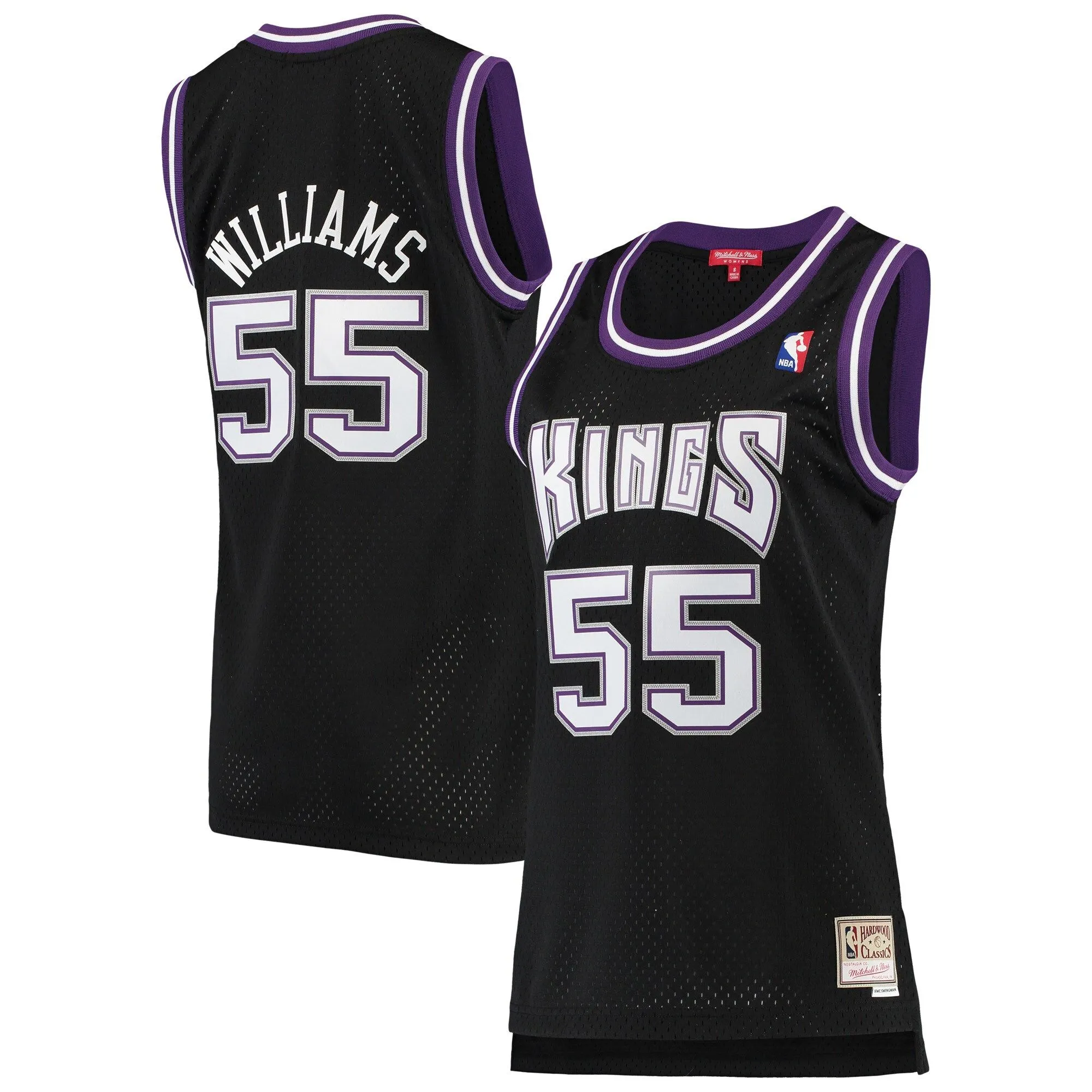 Jason Williams Sacramento Kings Mitchell & Ness Women's 2000/01 Hardwood Classics Swingman Jersey - Black