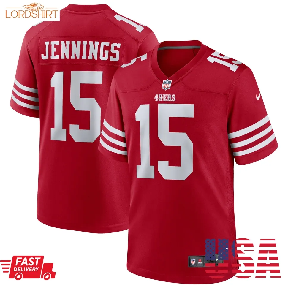 Jauan Jennings San Francisco 49Ers   Game Jersey    Scarlet