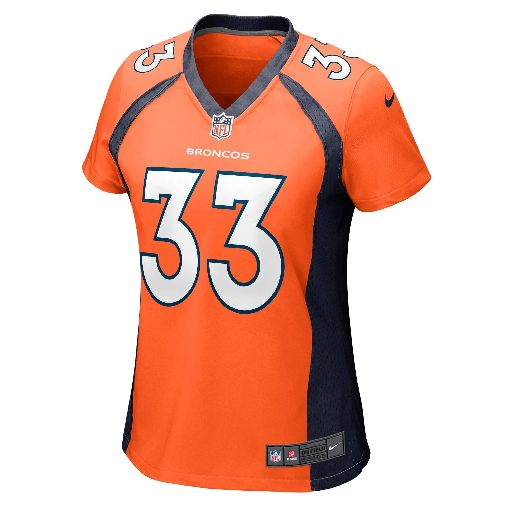 Javonte Williams Denver Broncos  Women's Game Jersey - Orange