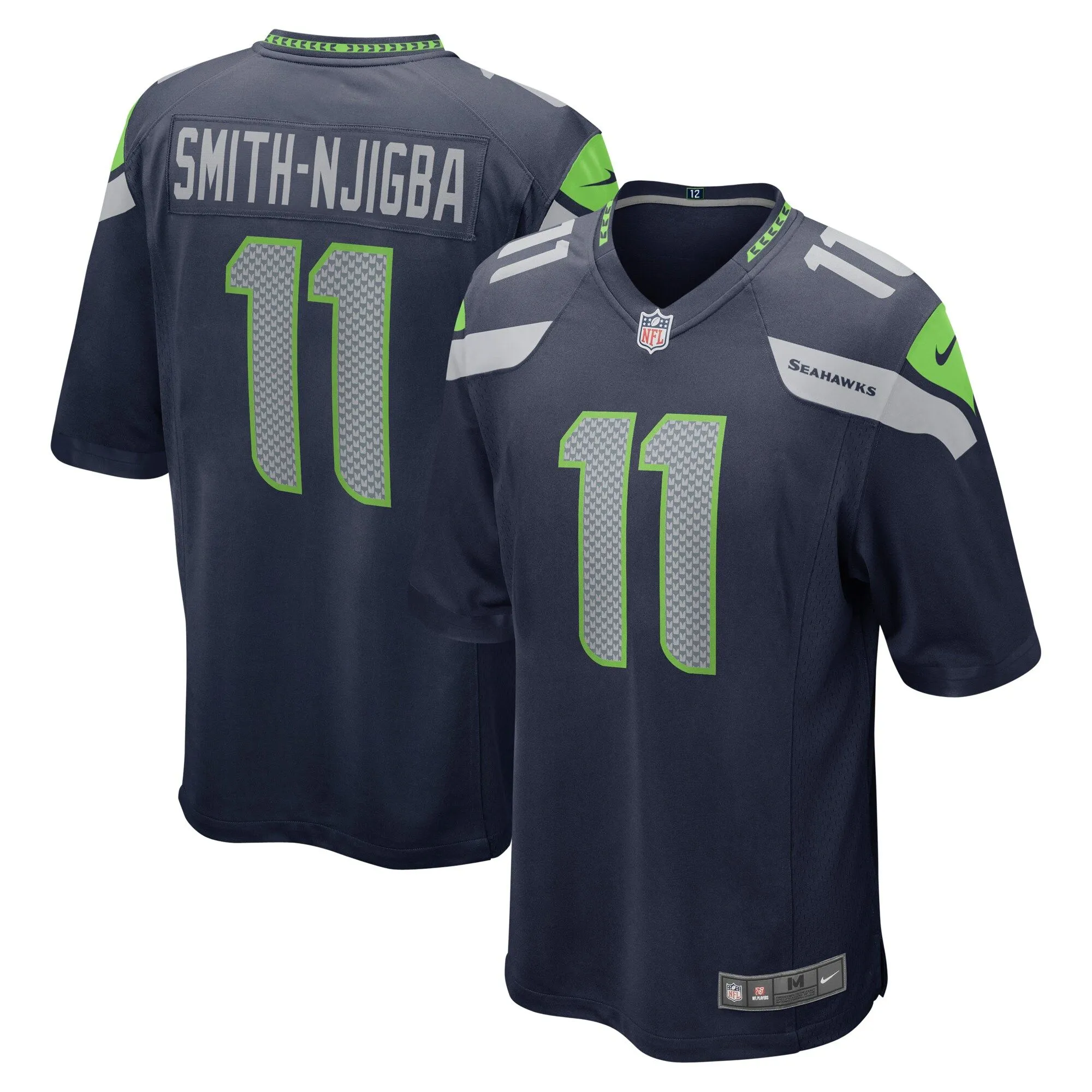 Jaxon Smith-Njigba Seattle Seahawks  2023 NFL Draft First Round Pick Game Jersey - College Navy