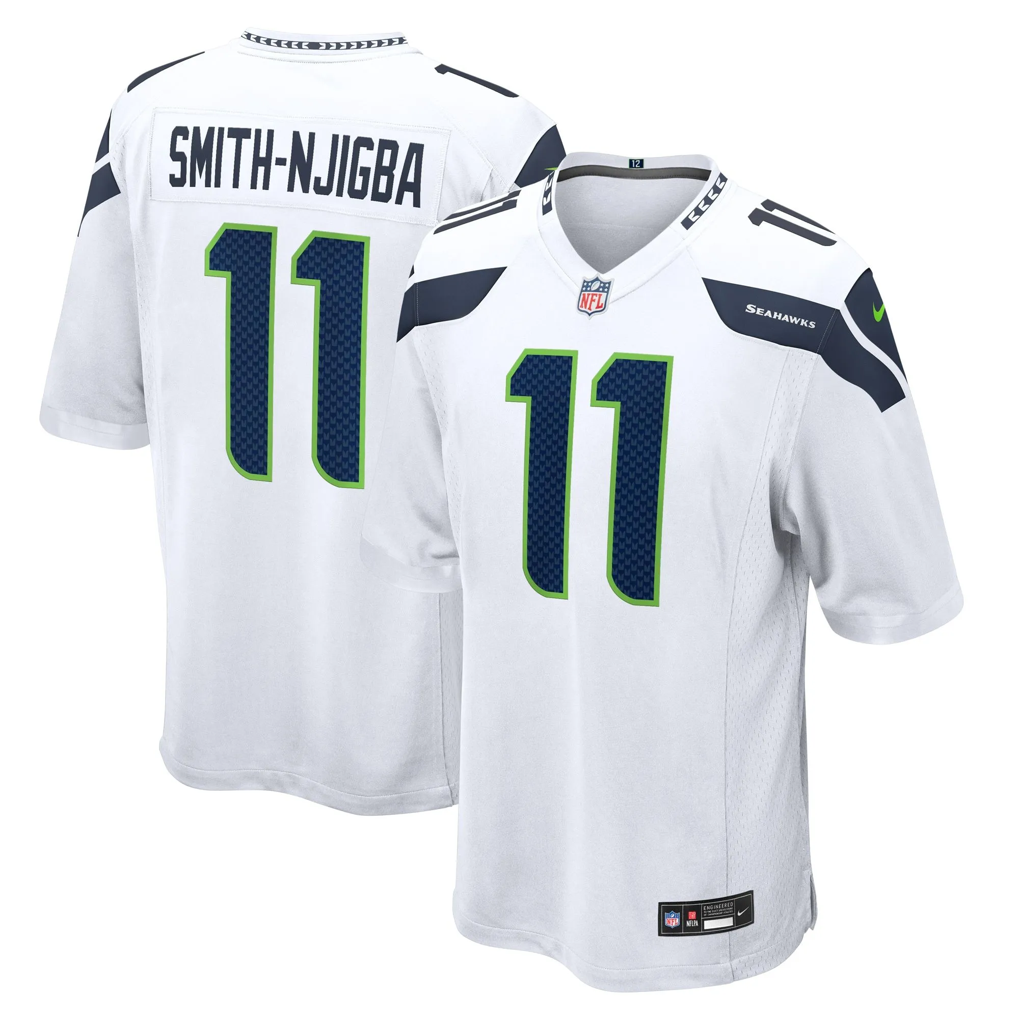 Jaxon Smith-Njigba Seattle Seahawks  Away Game Jersey - White