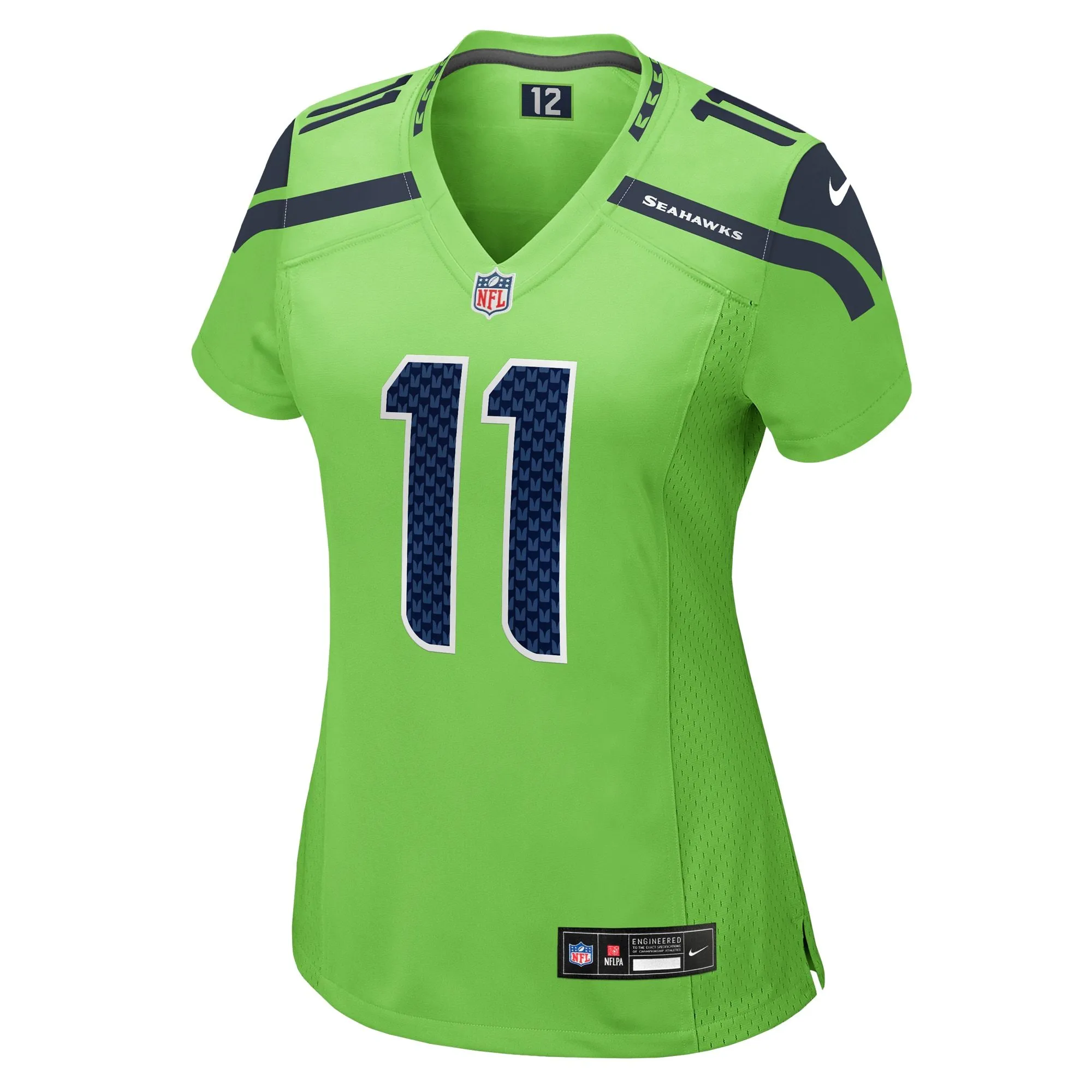 Jaxon Smith-Njigba Seattle Seahawks  Women's  Game Jersey - Neon Green