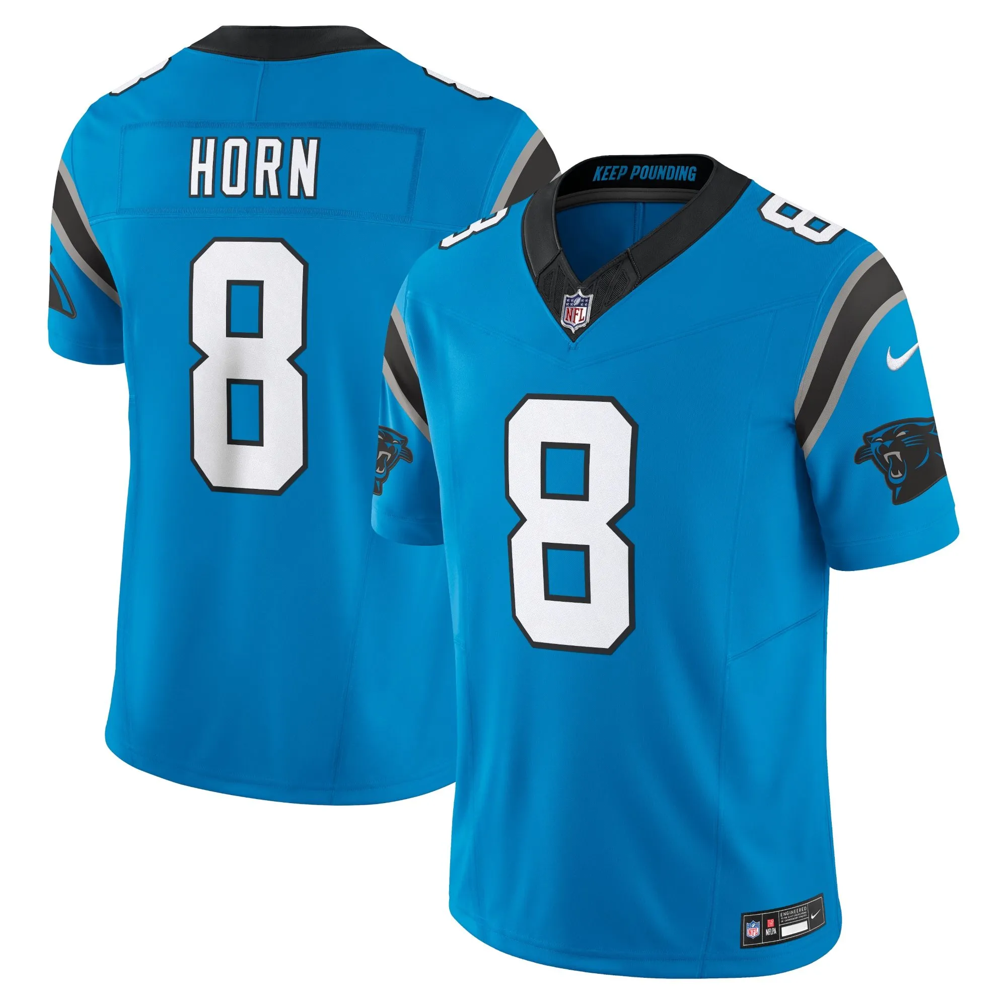 Jaycee Horn Carolina Panthers  Vapor F.U.S.E. Limited Jersey - Blue