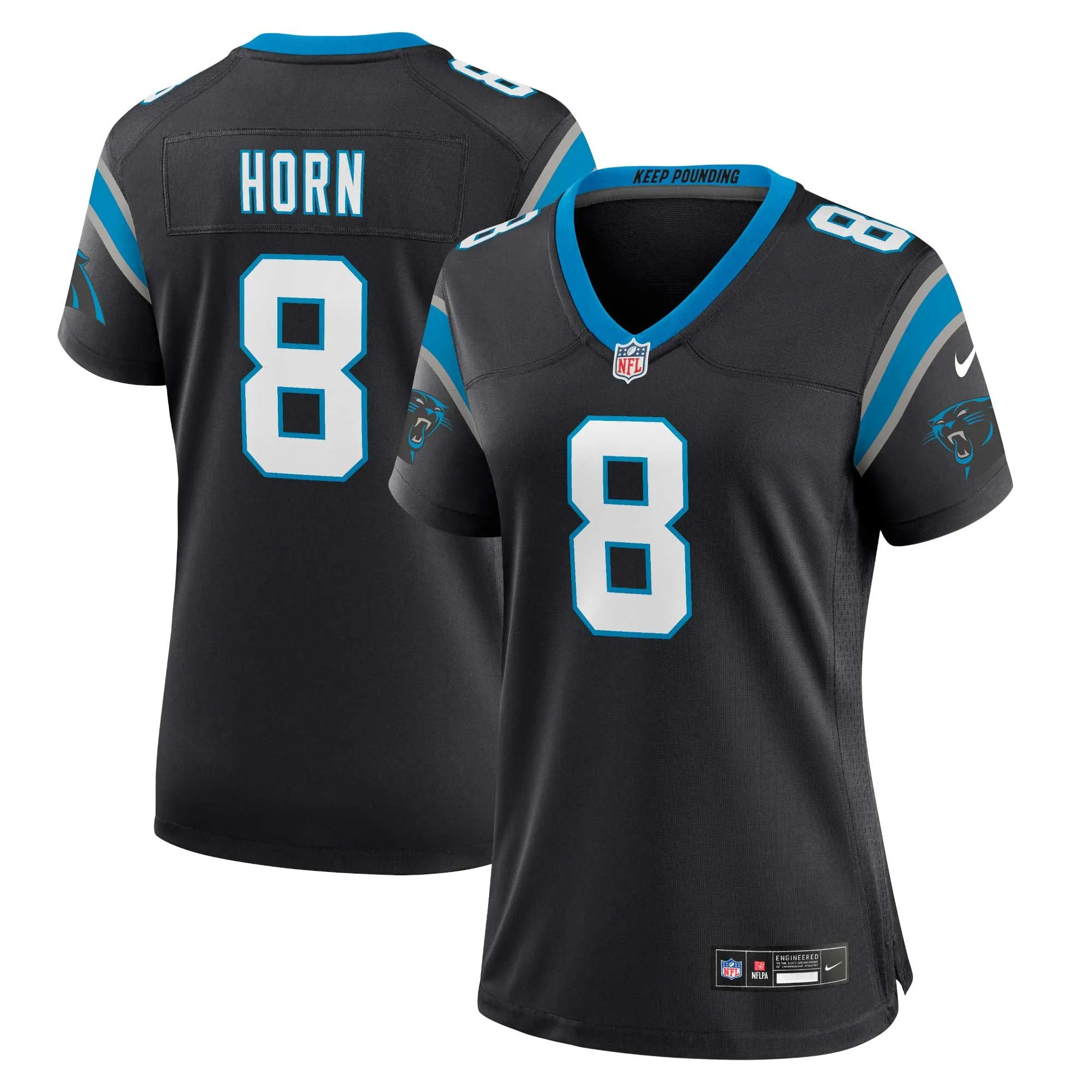 Jaycee Horn Carolina Panthers  Women's Player Jersey - Black