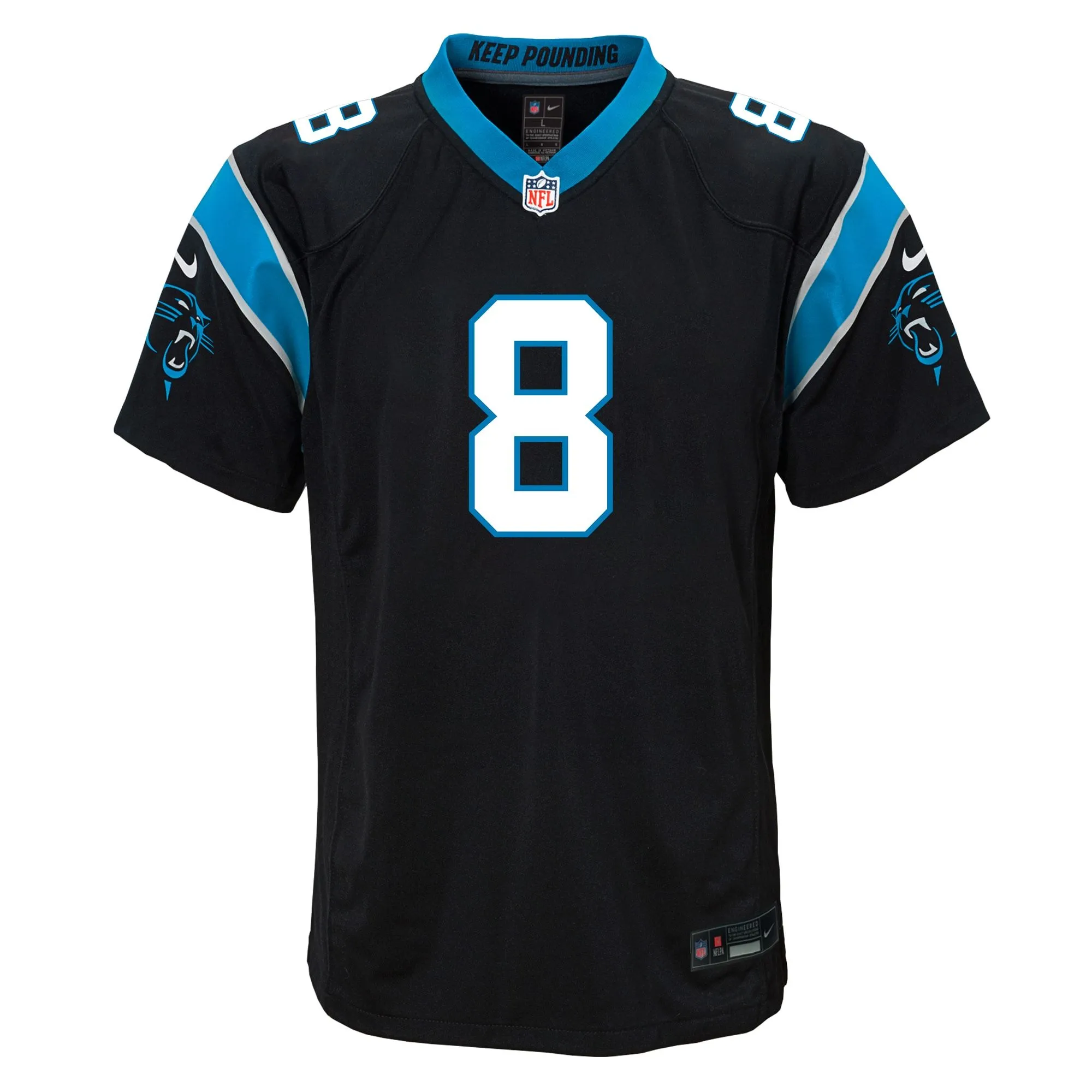 Jaycee Horn Carolina Panthers  Youth Game Jersey - Black