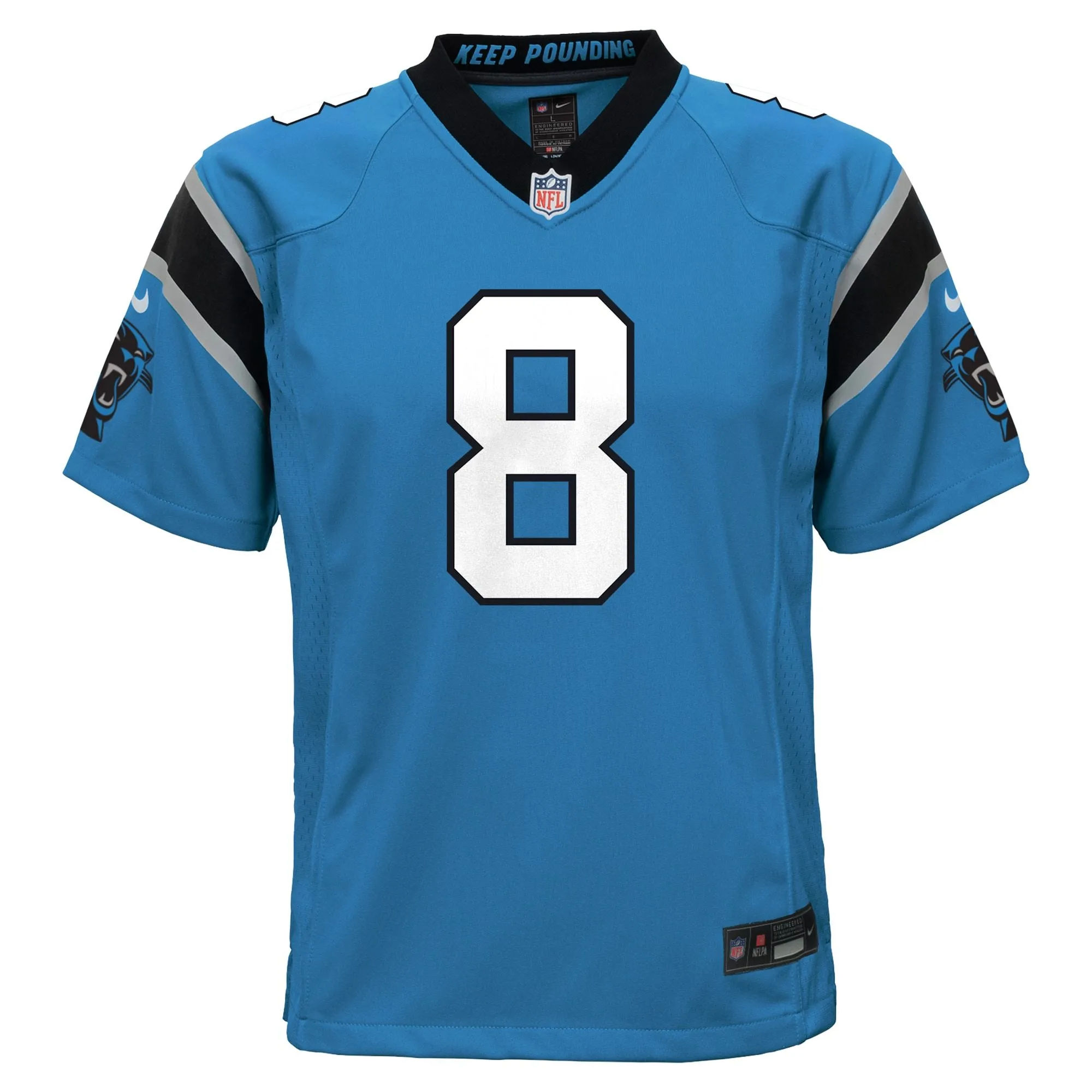 Jaycee Horn Carolina Panthers  Youth Game Jersey - Blue