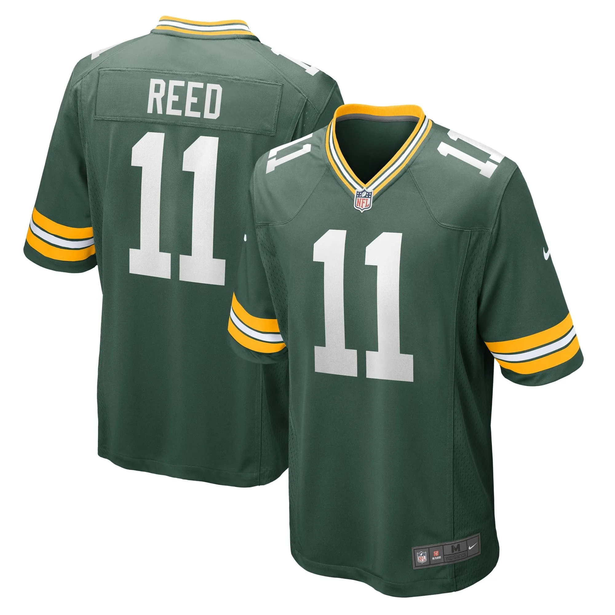 Jayden Reed Green Bay Packers   Game Jersey -  Green