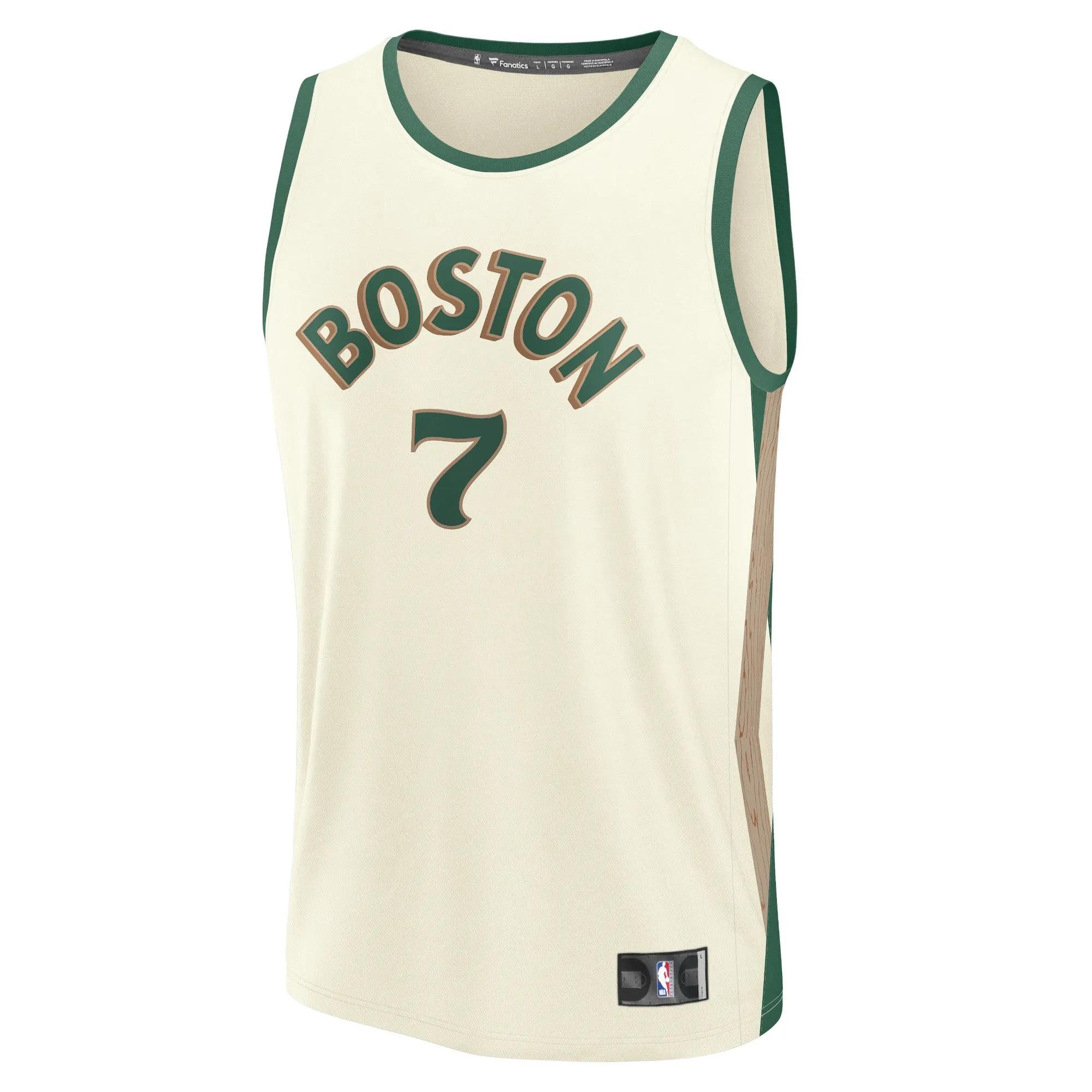 Jaylen Brown Boston Celtics Fanatics Branded Fast Break Jersey - White - City Edition