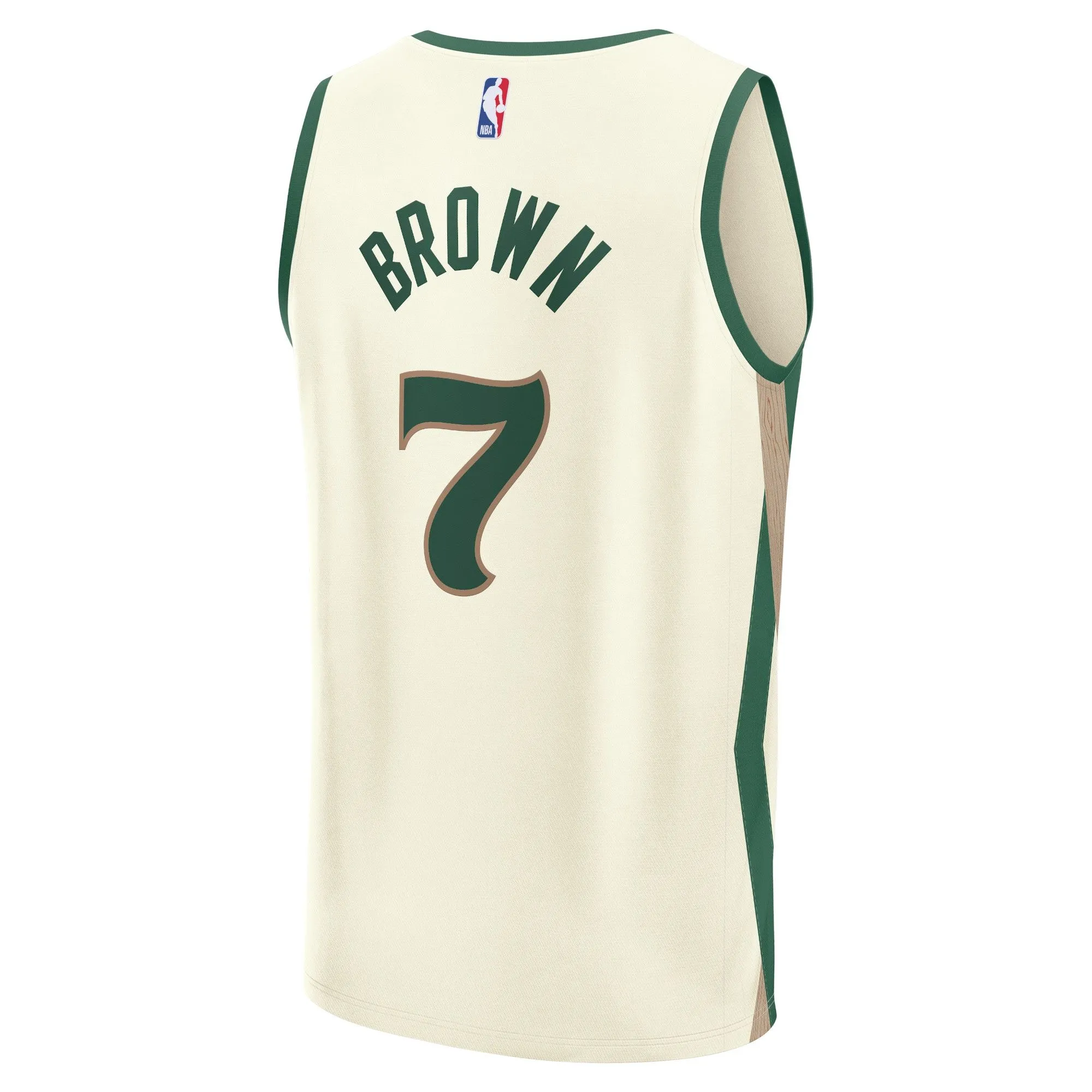 Jaylen Brown Boston Celtics Fanatics Branded Fast Break Jersey - White - City Edition