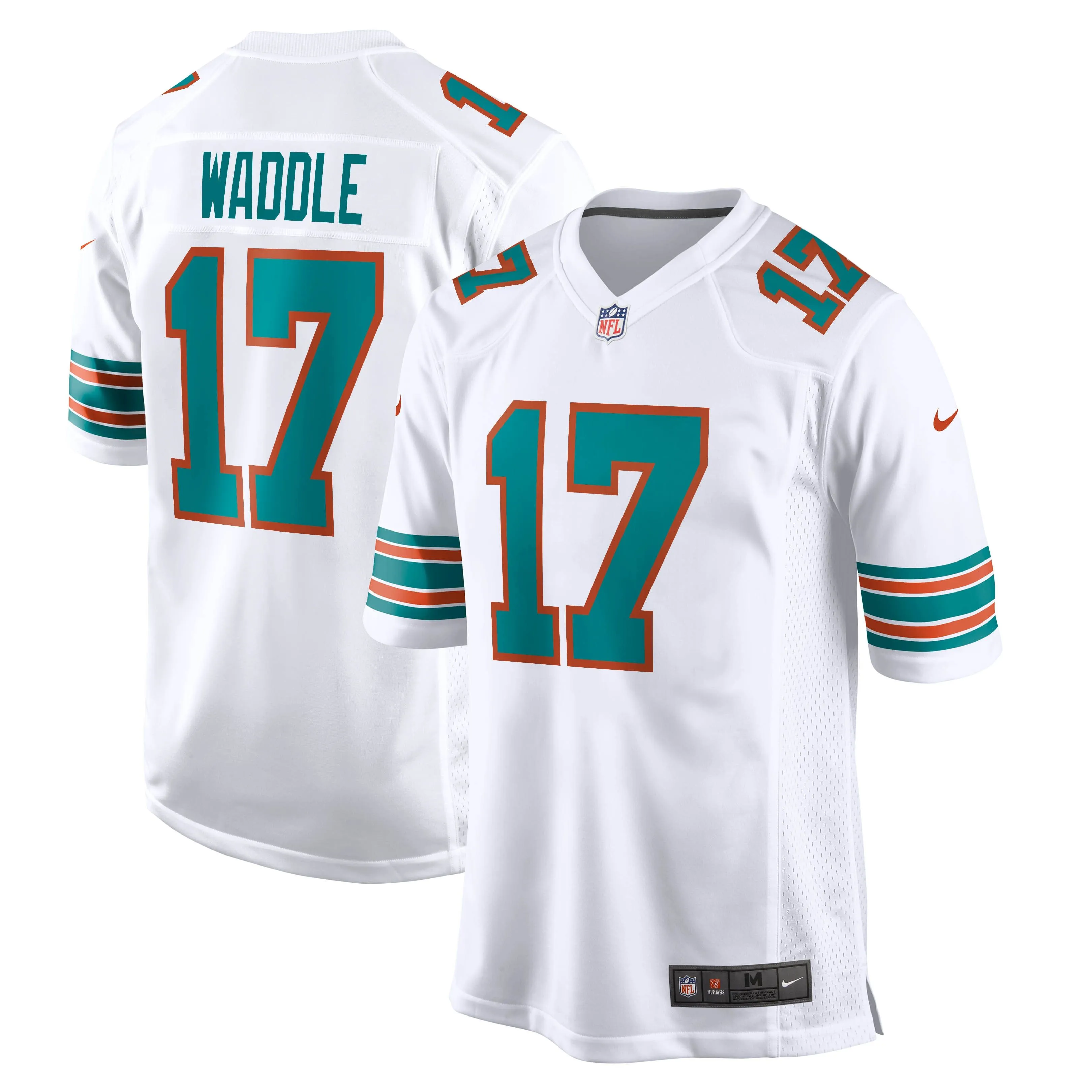 Jaylen Waddle Miami Dolphins  Game Jersey - White