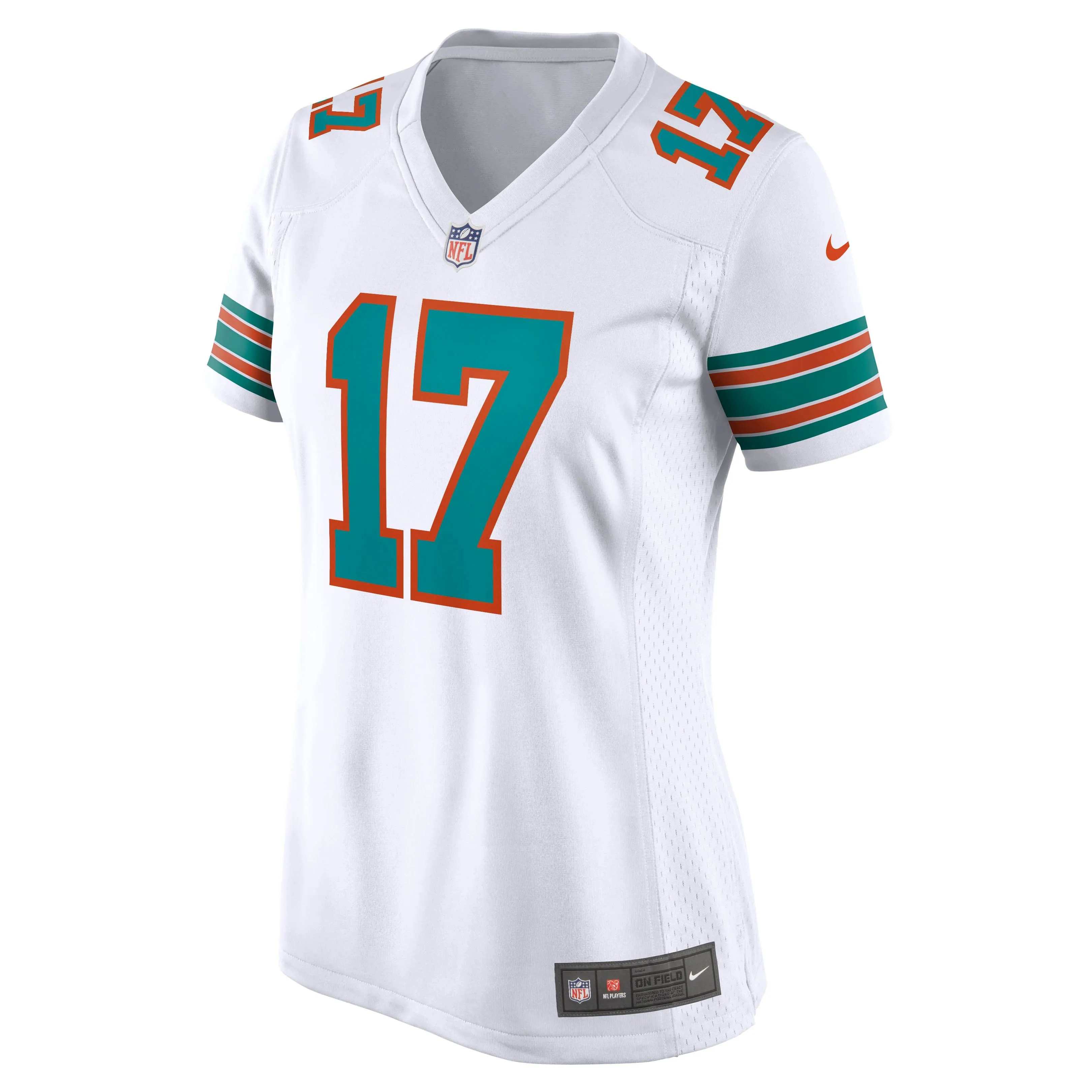 Jaylen Waddle Miami Dolphins  Women's Game Jersey - White