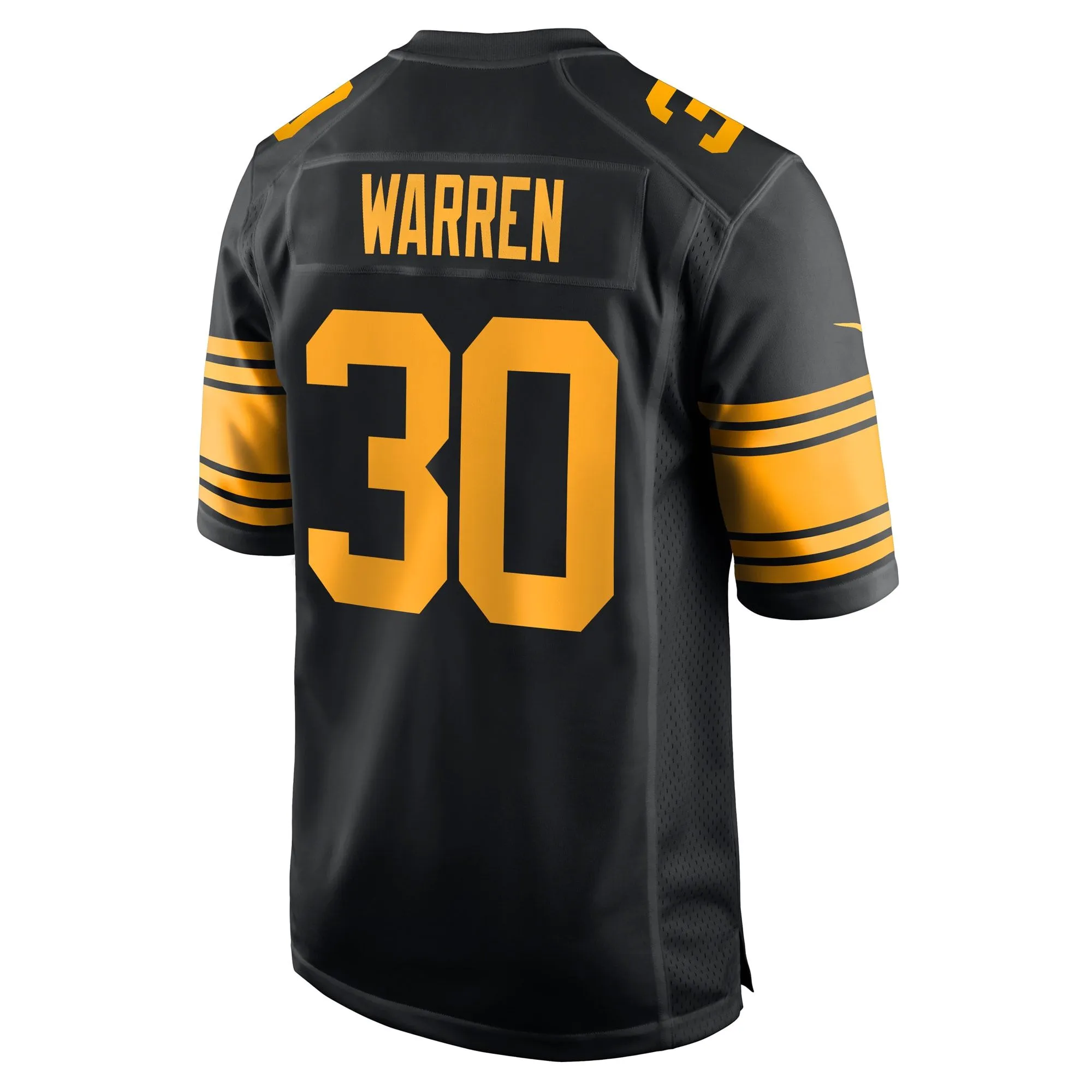 Jaylen Warren Pittsburgh Steelers  Alternate Game Jersey -  Black