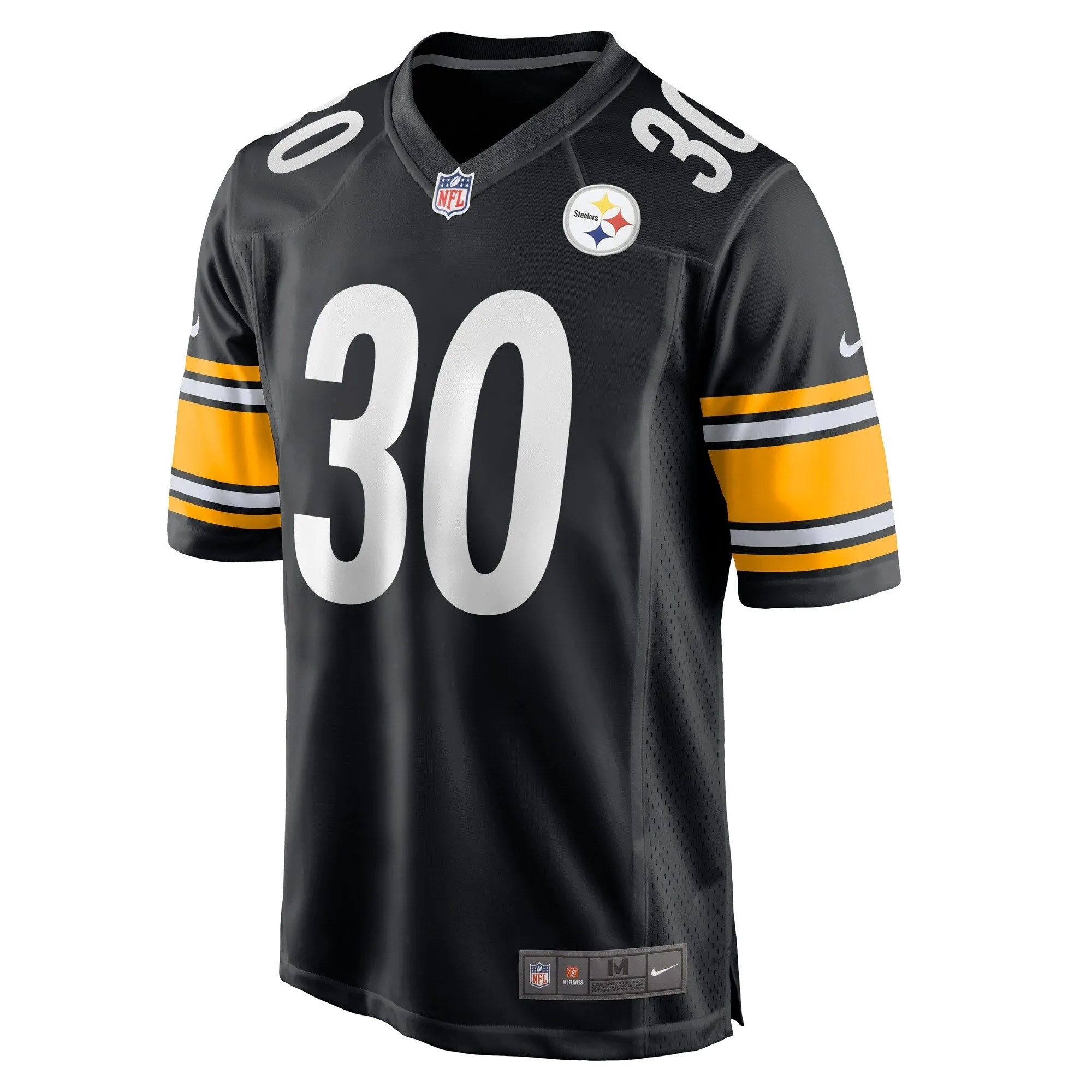 Jaylen Warren Pittsburgh Steelers  Game Player Jersey - Black