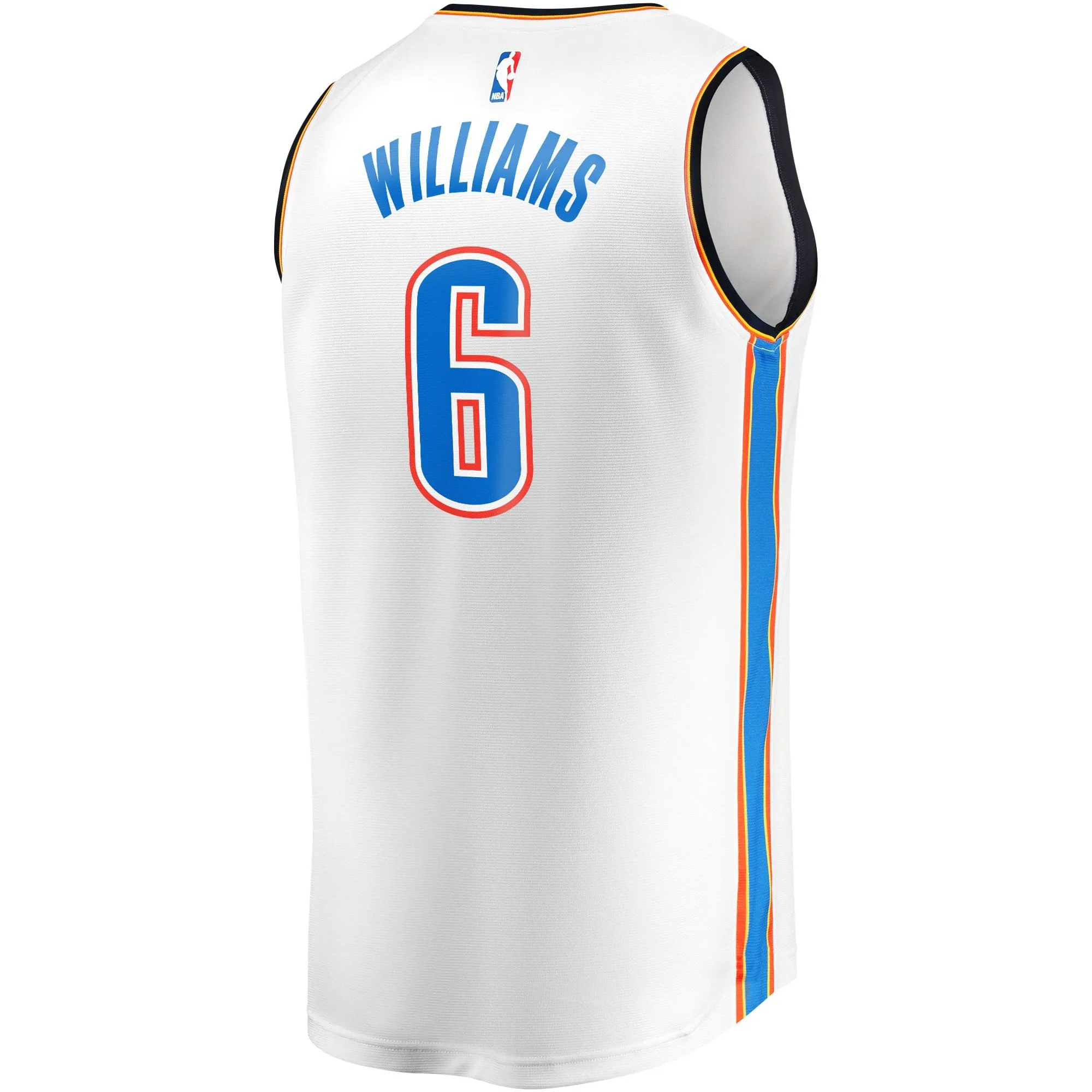 Jaylin Williams Oklahoma City Thunder Fanatics Branded Youth Fast Break Player Jersey - Association Edition - White