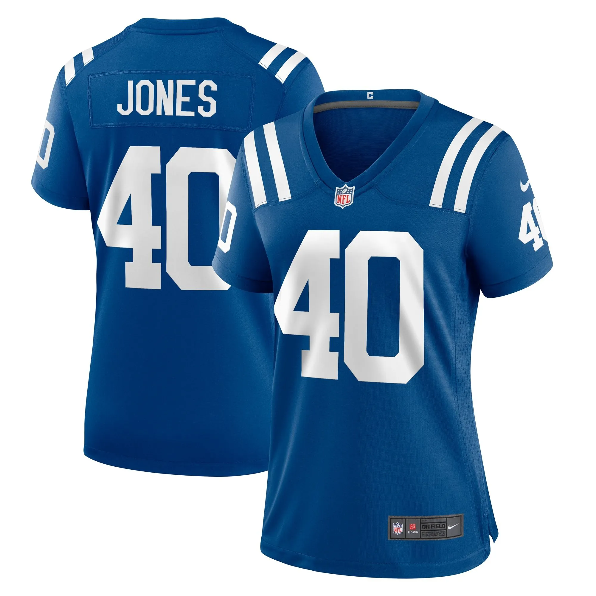 Jaylon Jones Indianapolis Colts  Women's Team Game Jersey -  Royal