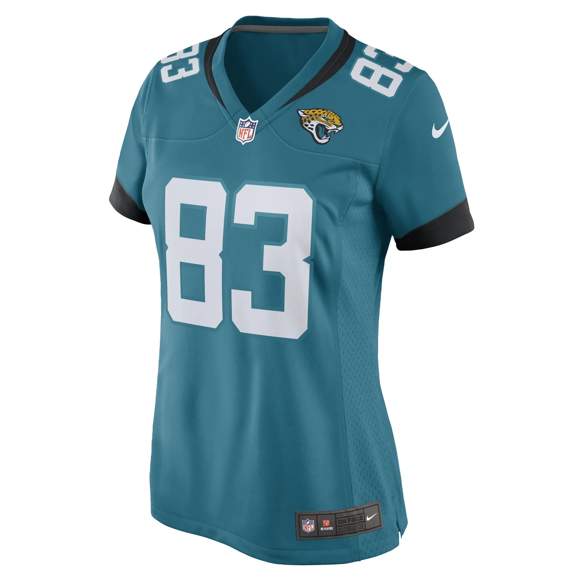 Jaylon Moore Jacksonville Jaguars  Women's Game Player Jersey - Teal