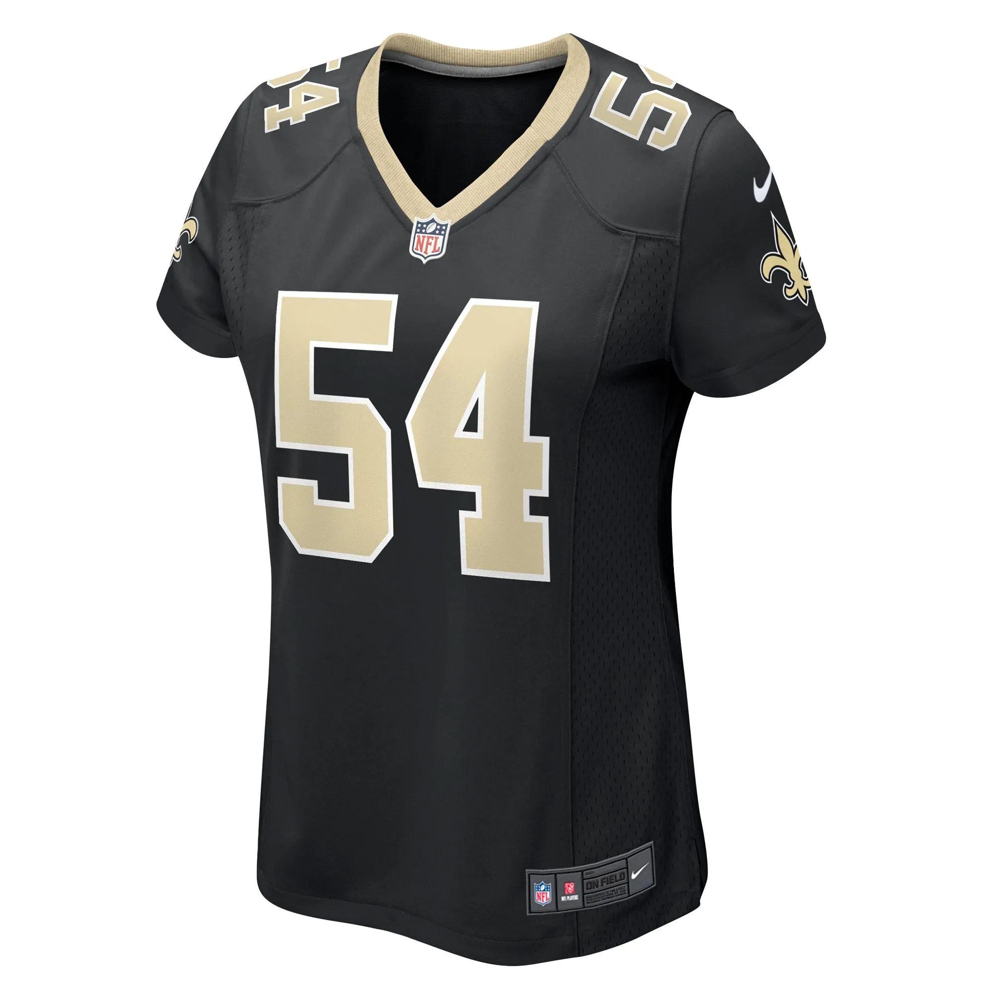 Jaylon Smith New Orleans Saints  Women's Team Game Jersey -  Black