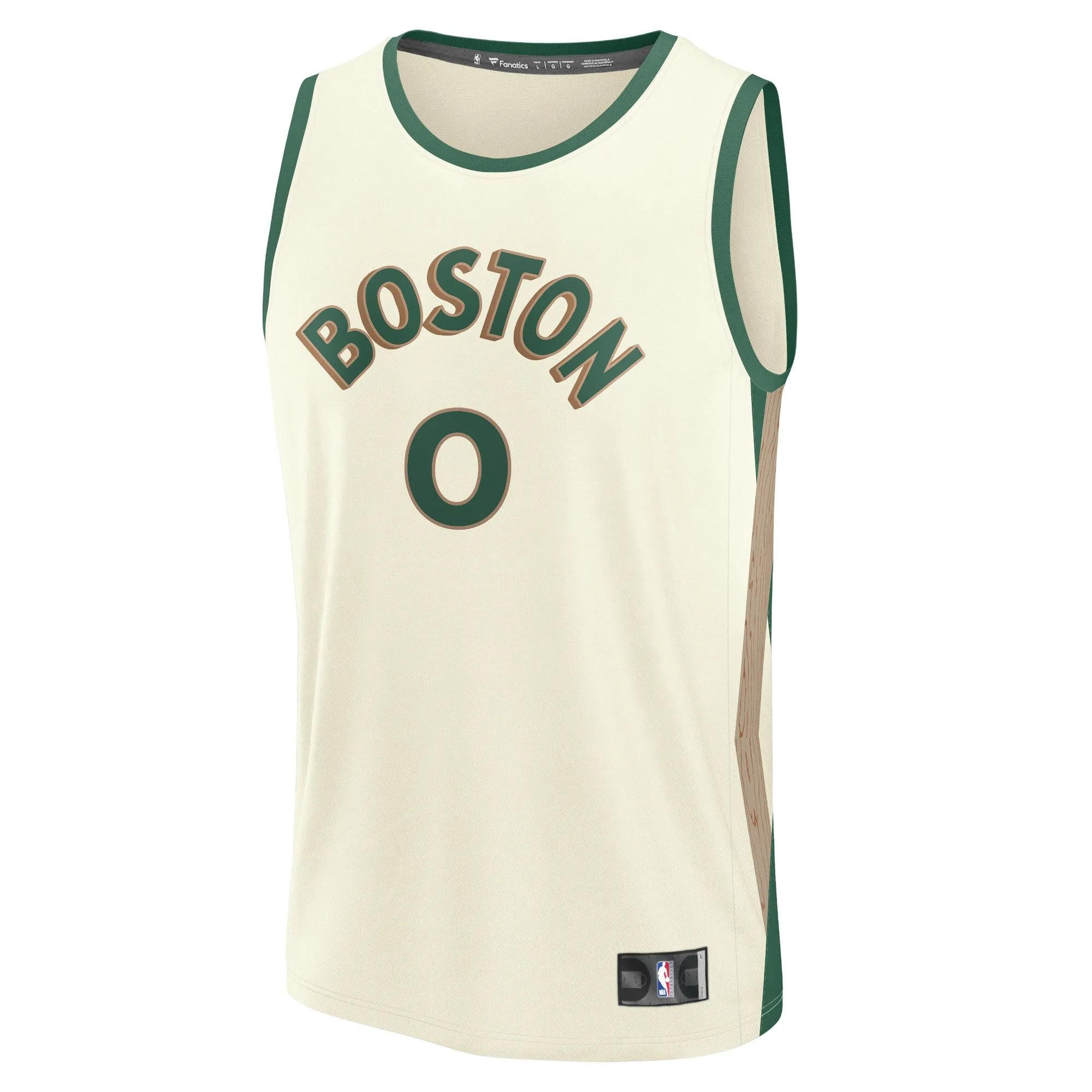 Jayson Tatum Boston Celtics Fanatics Branded Fast Break Jersey - White - City Edition