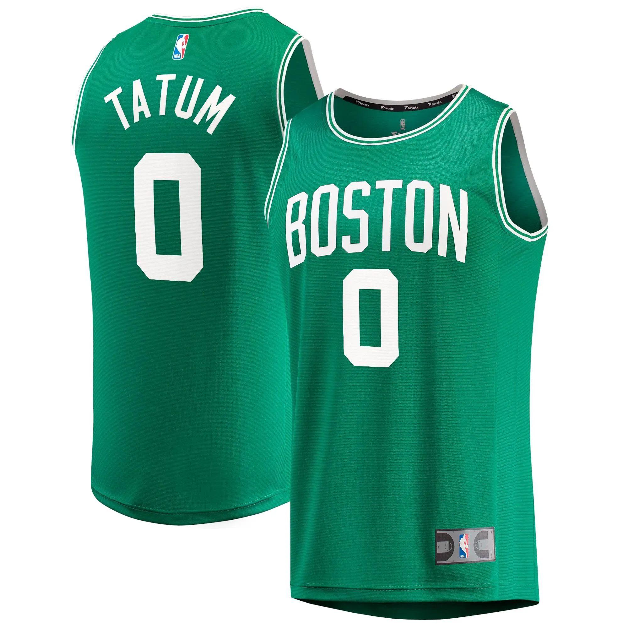 Jayson Tatum Boston Celtics Fanatics Branded Fast Break Replica Jersey - Icon Edition - Kelly Green