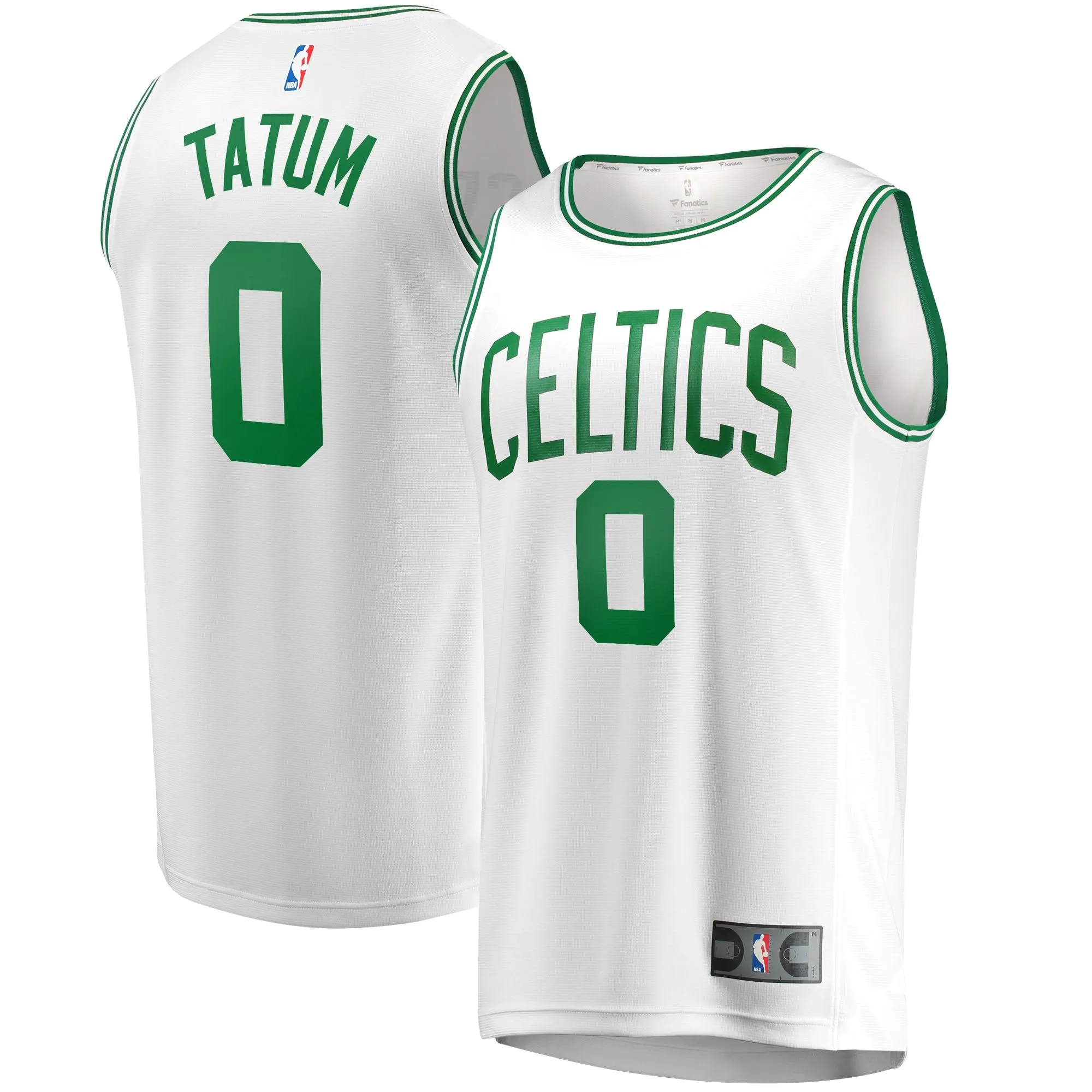 Jayson Tatum Boston Celtics Fanatics Branded Fast Break Replica Player Jersey - Association Edition - White