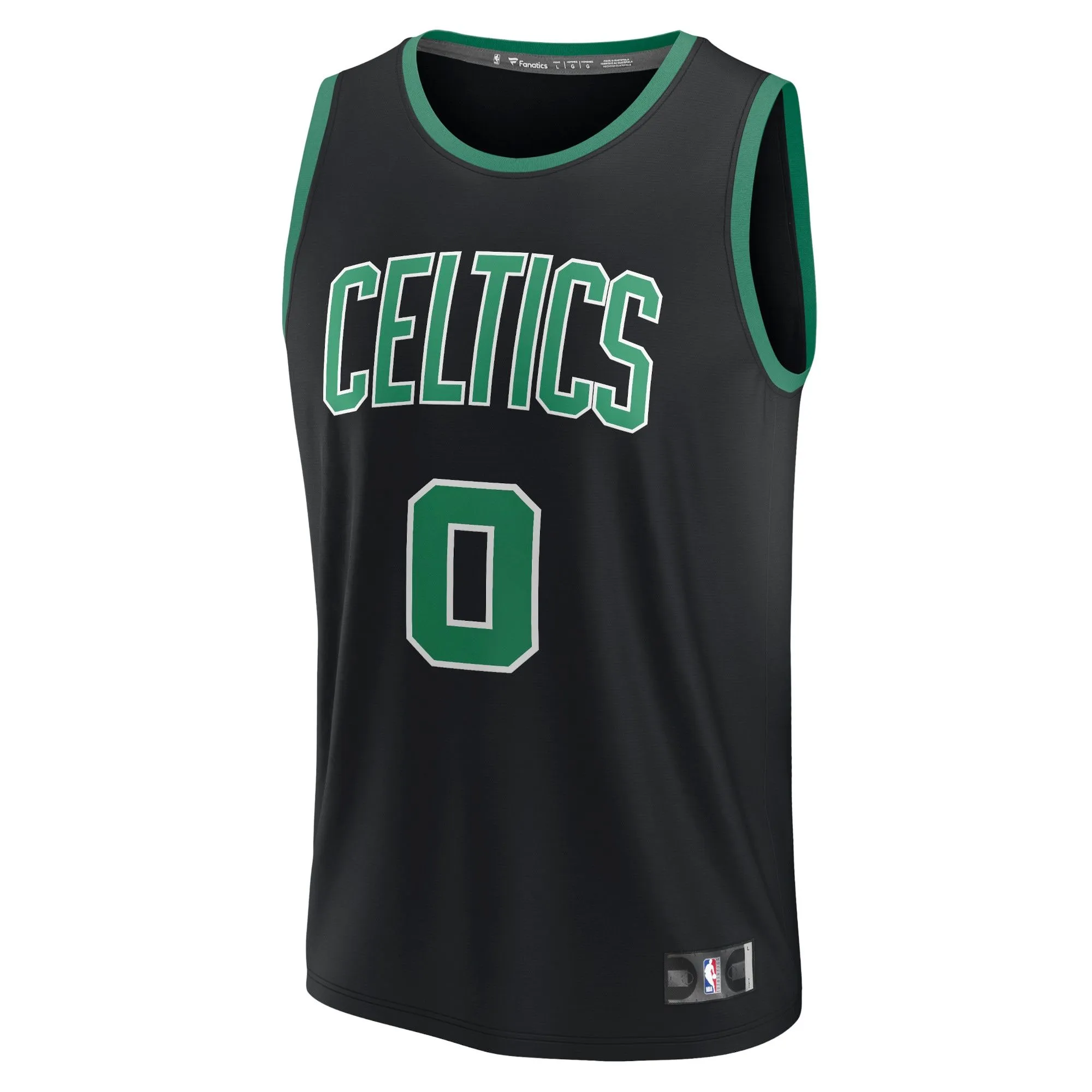 Jayson Tatum Boston Celtics Fanatics Branded Fast Break Replica Player Jersey - Statement Edition - Black