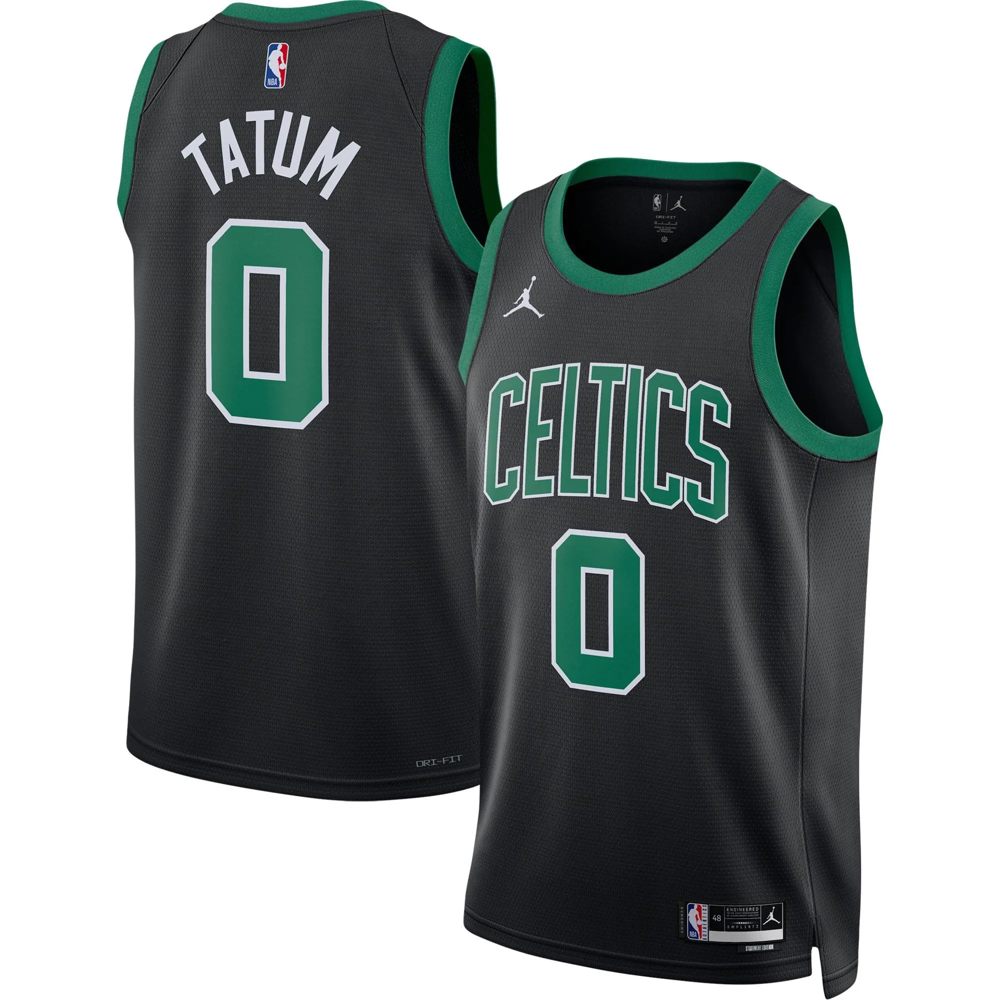 Jayson Tatum Boston Celtics Jordan Brand Unisex Swingman Jersey - Statement Edition - Black