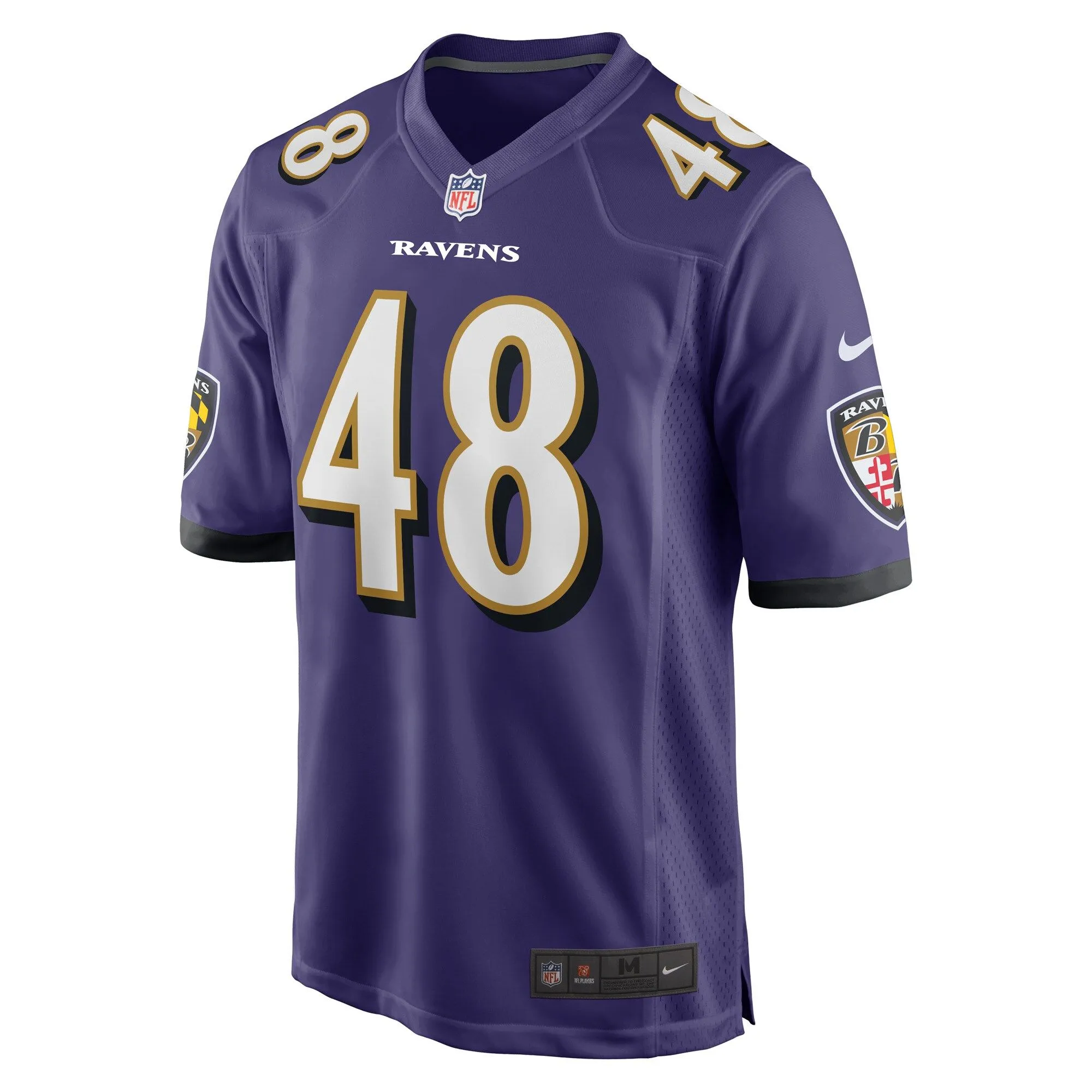 Jeremiah Moon Baltimore Ravens  Game Player Jersey - Purple