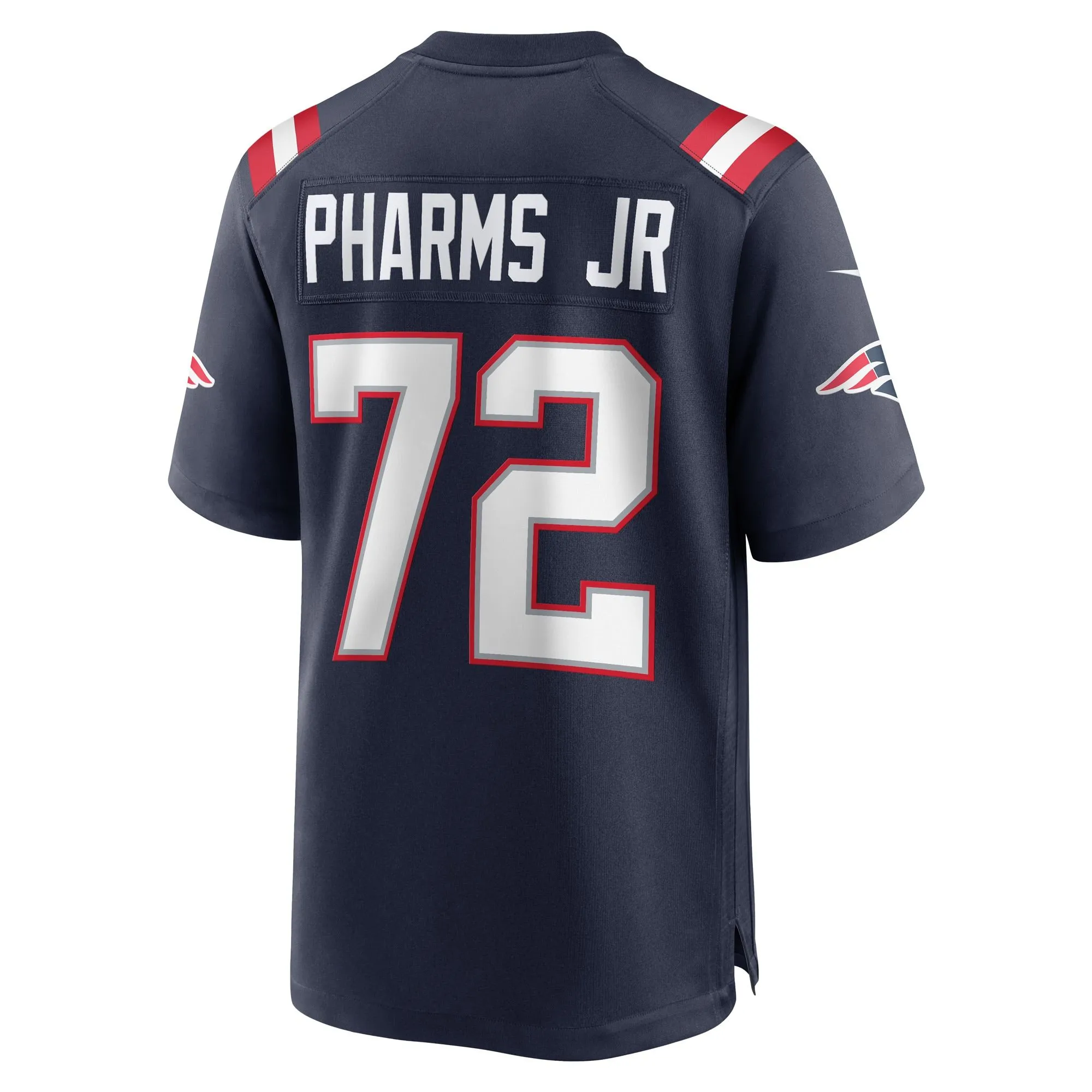 Jeremiah Pharms Jr. New England Patriots  Game Player Jersey - Navy