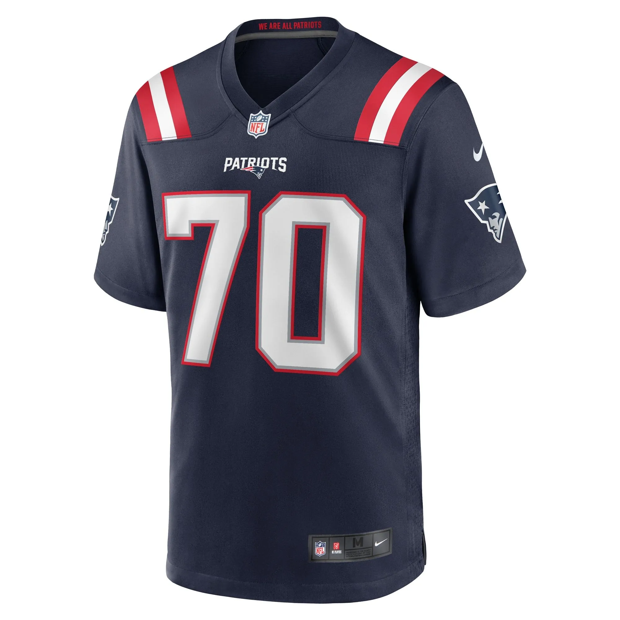 Jeremiah Pharms Jr. New England Patriots  Team Game Jersey -  Navy