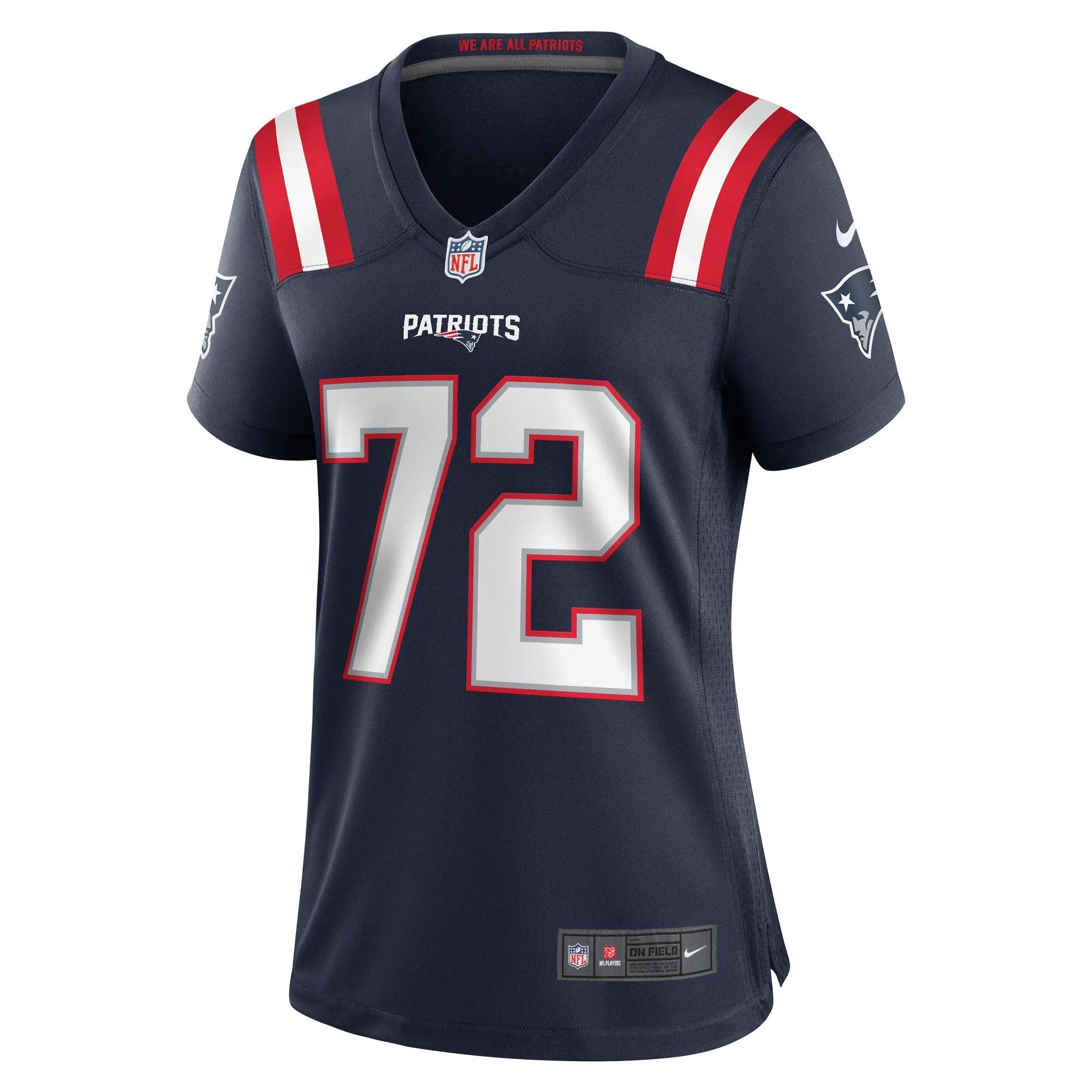 Jeremiah Pharms Jr. New England Patriots  Women's Game Player Jersey - Navy