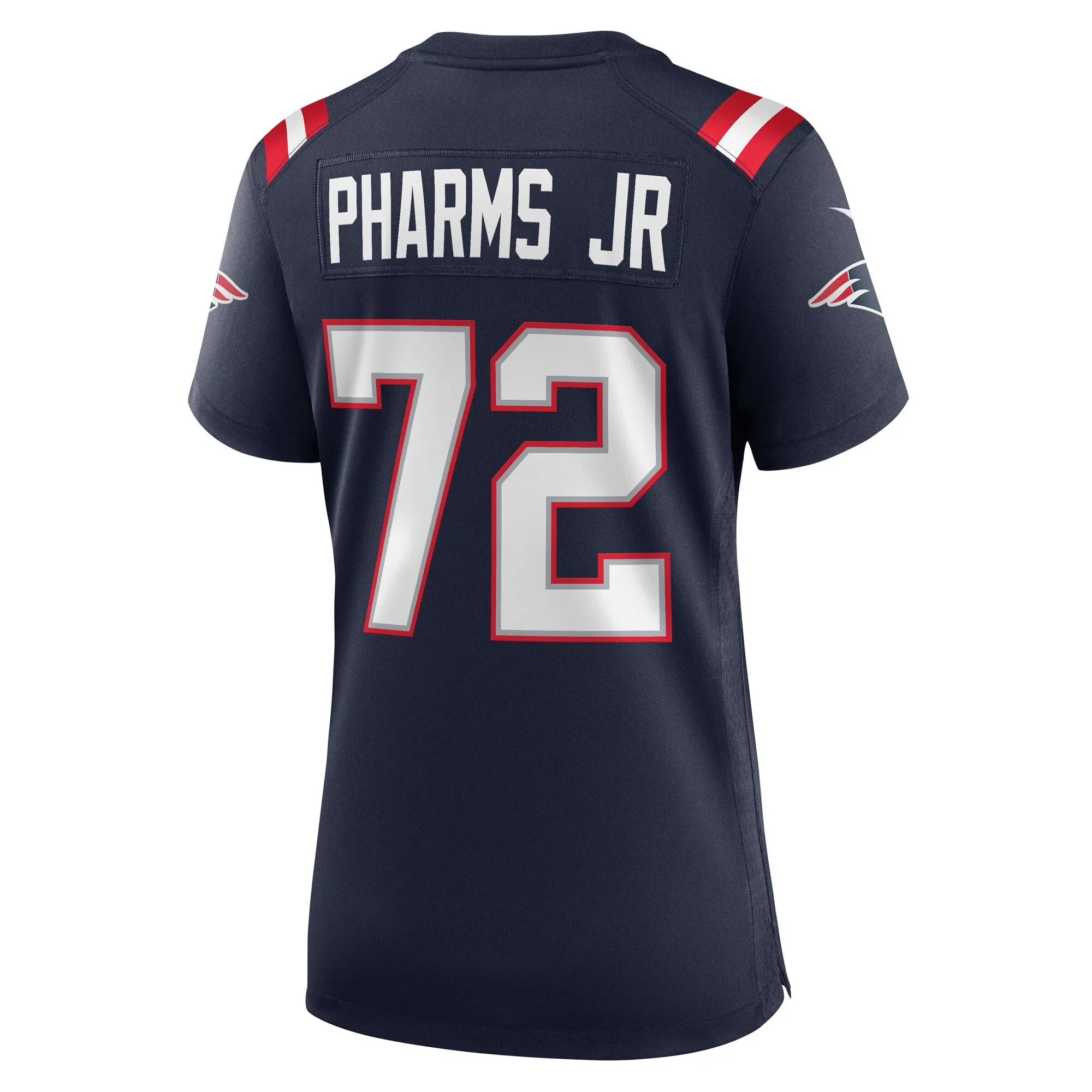 Jeremiah Pharms Jr. New England Patriots  Women's Game Player Jersey - Navy