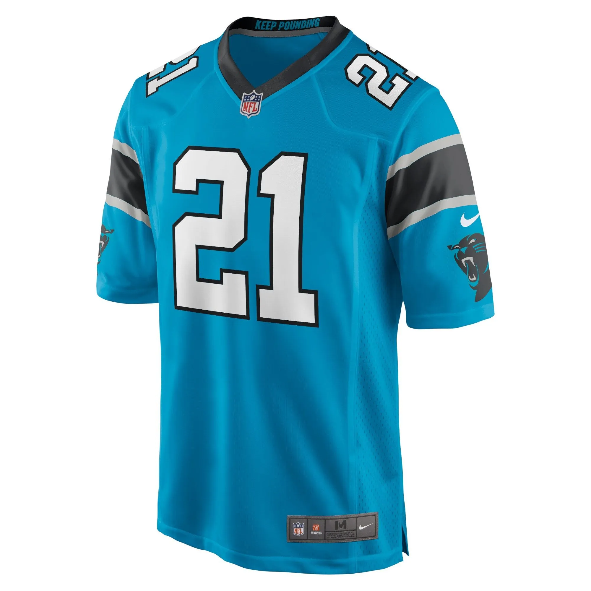 Jeremy Chinn Carolina Panthers  Game Jersey - Blue