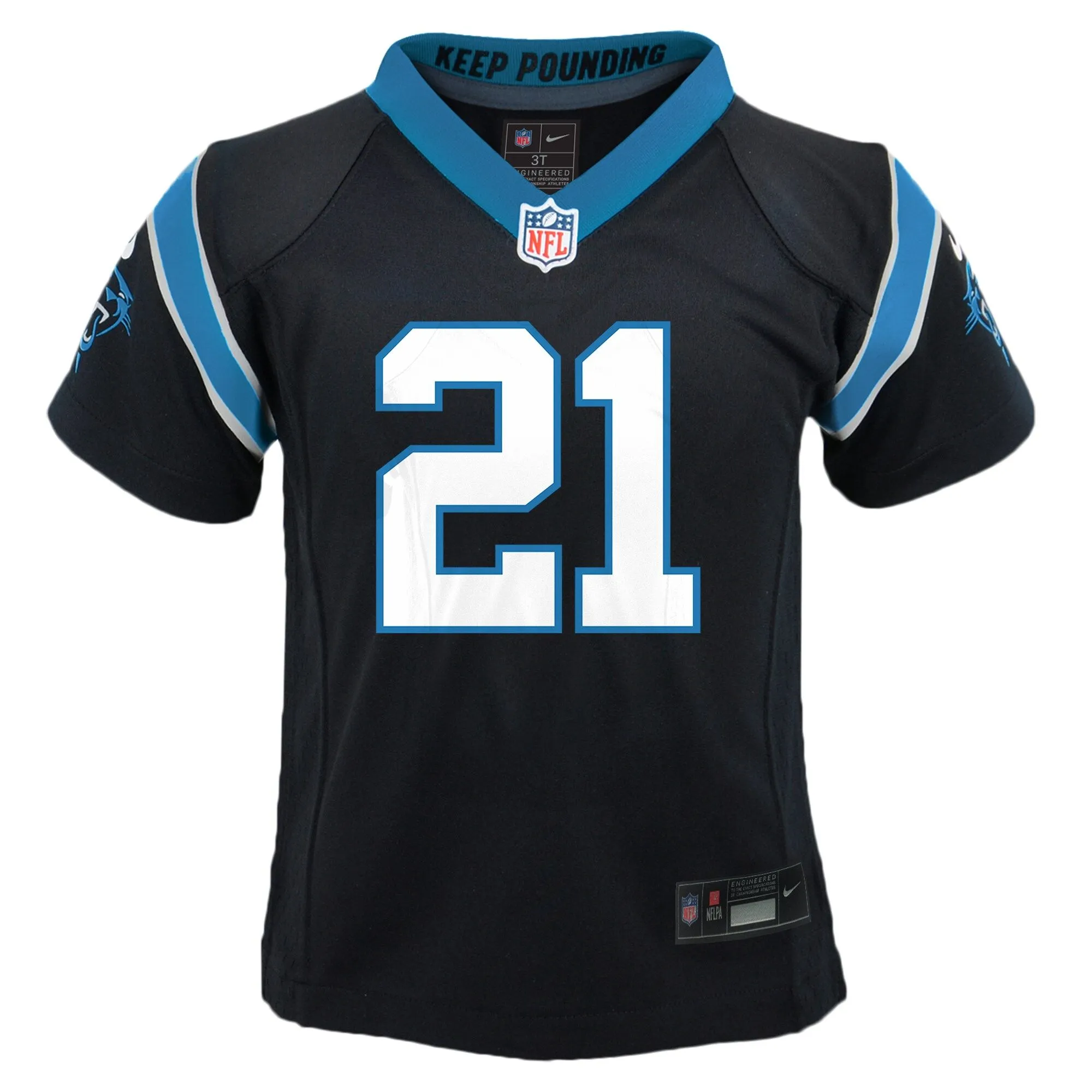 Jeremy Chinn Carolina Panthers  Toddler Game Jersey - Black