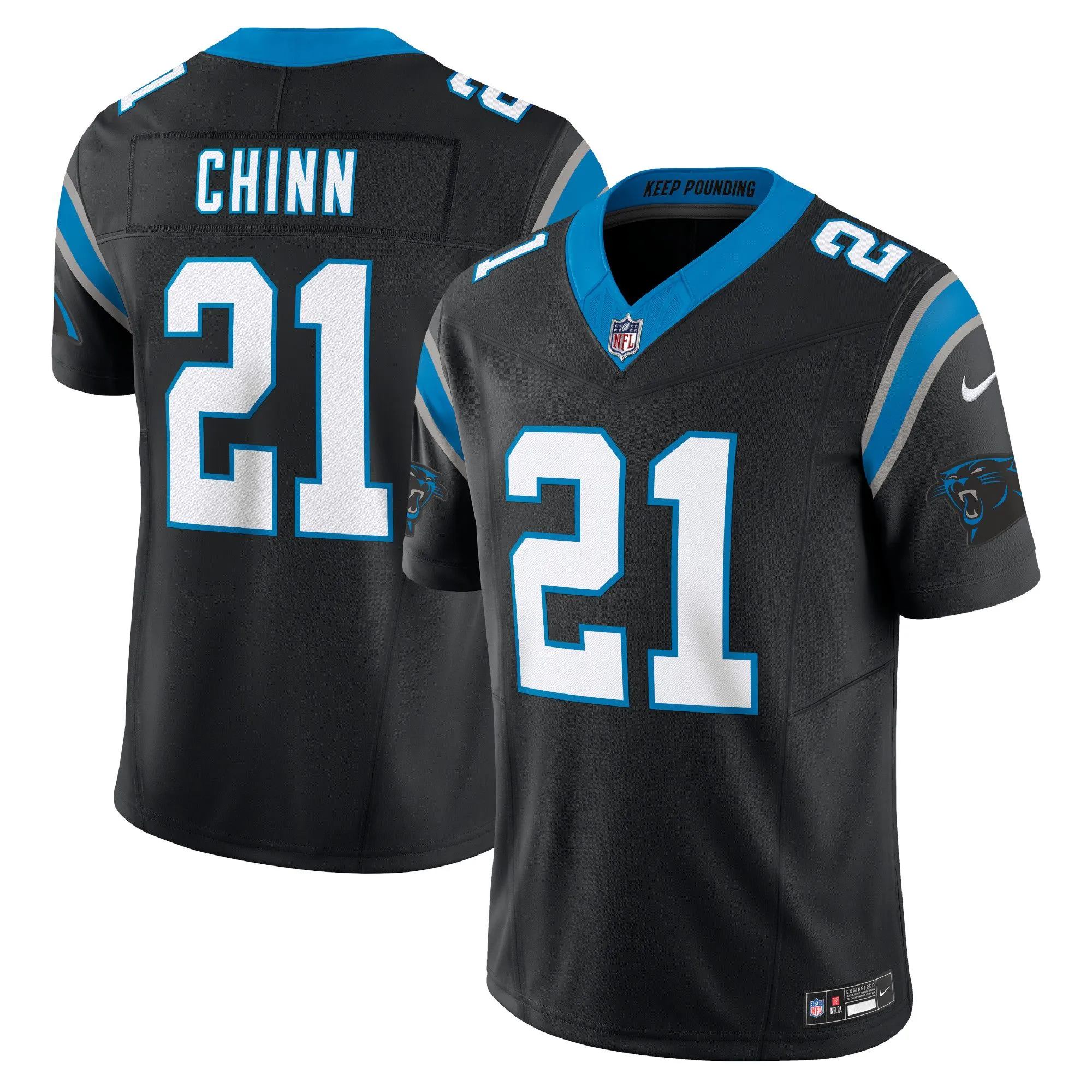 Jeremy Chinn Carolina Panthers  Vapor F.U.S.E. Limited Jersey - Black