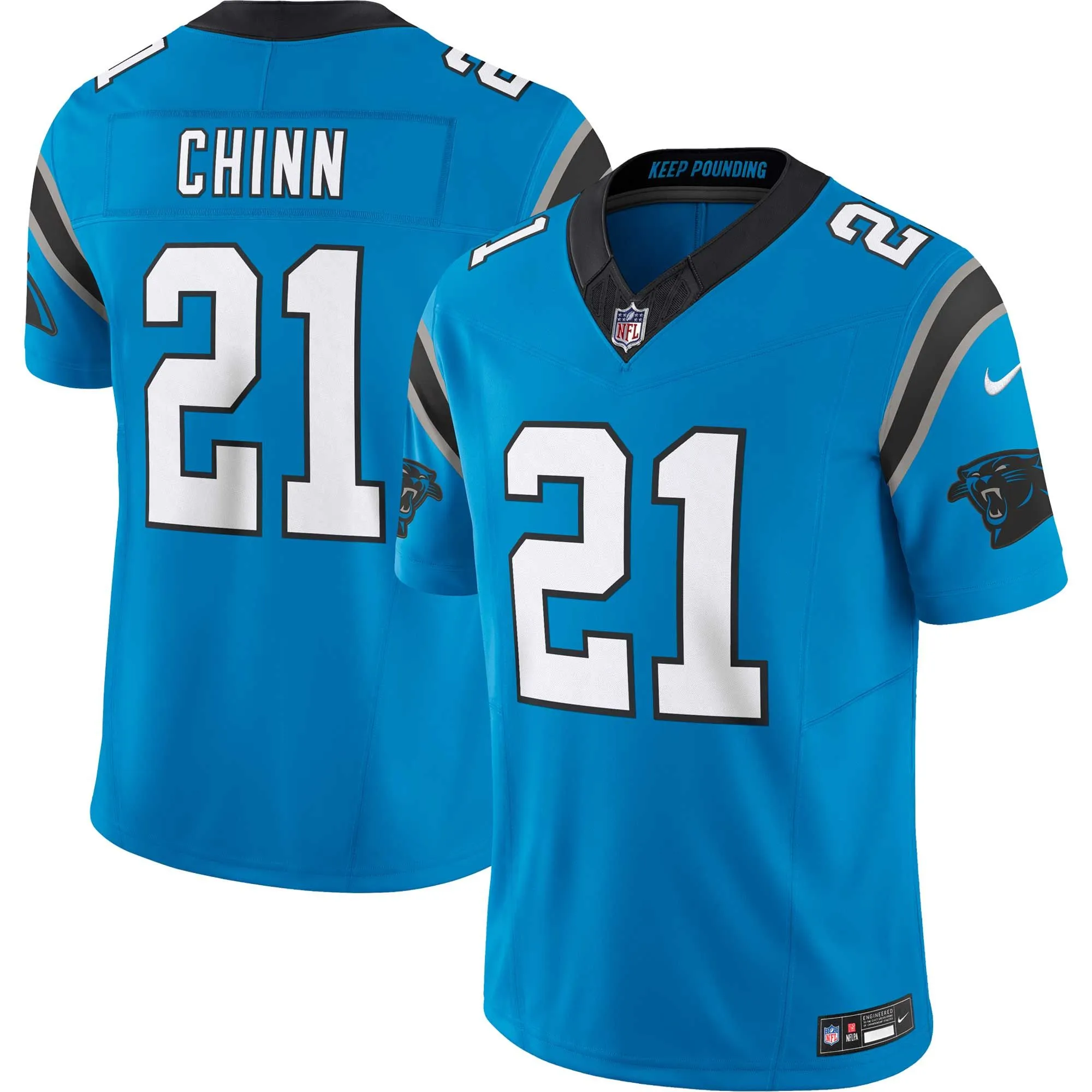 Jeremy Chinn Carolina Panthers  Vapor F.U.S.E. Limited Jersey - Blue