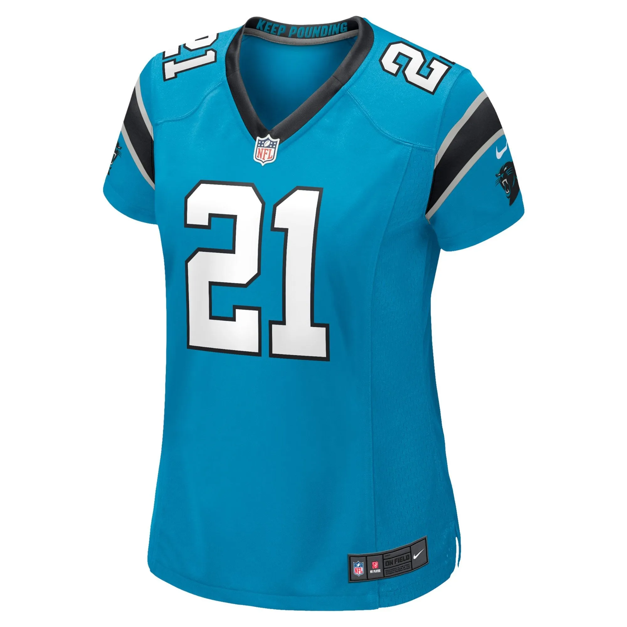 Jeremy Chinn Carolina Panthers  Women's Player Game Jersey - Blue