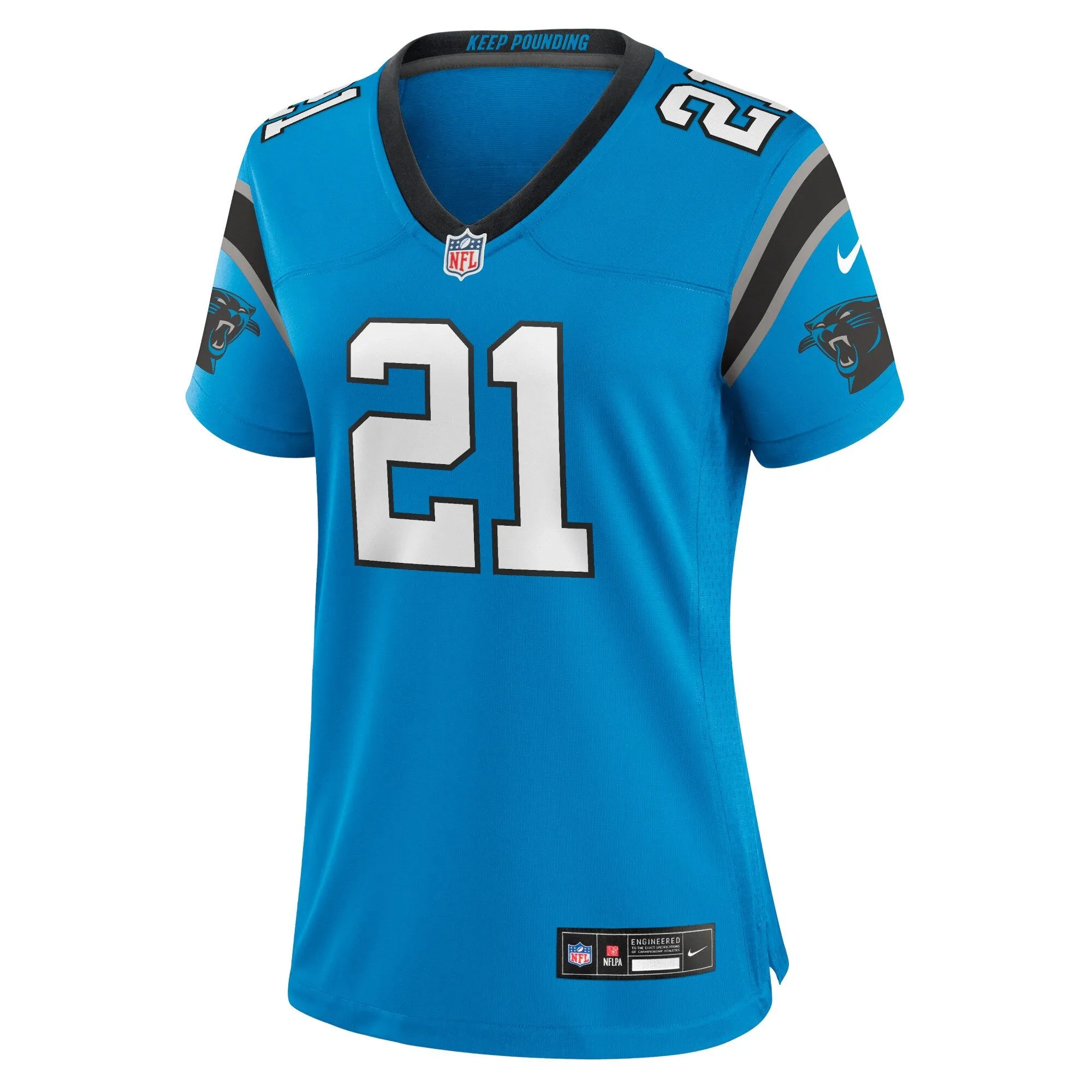 Jeremy Chinn Carolina Panthers  Women's Player Jersey - Blue