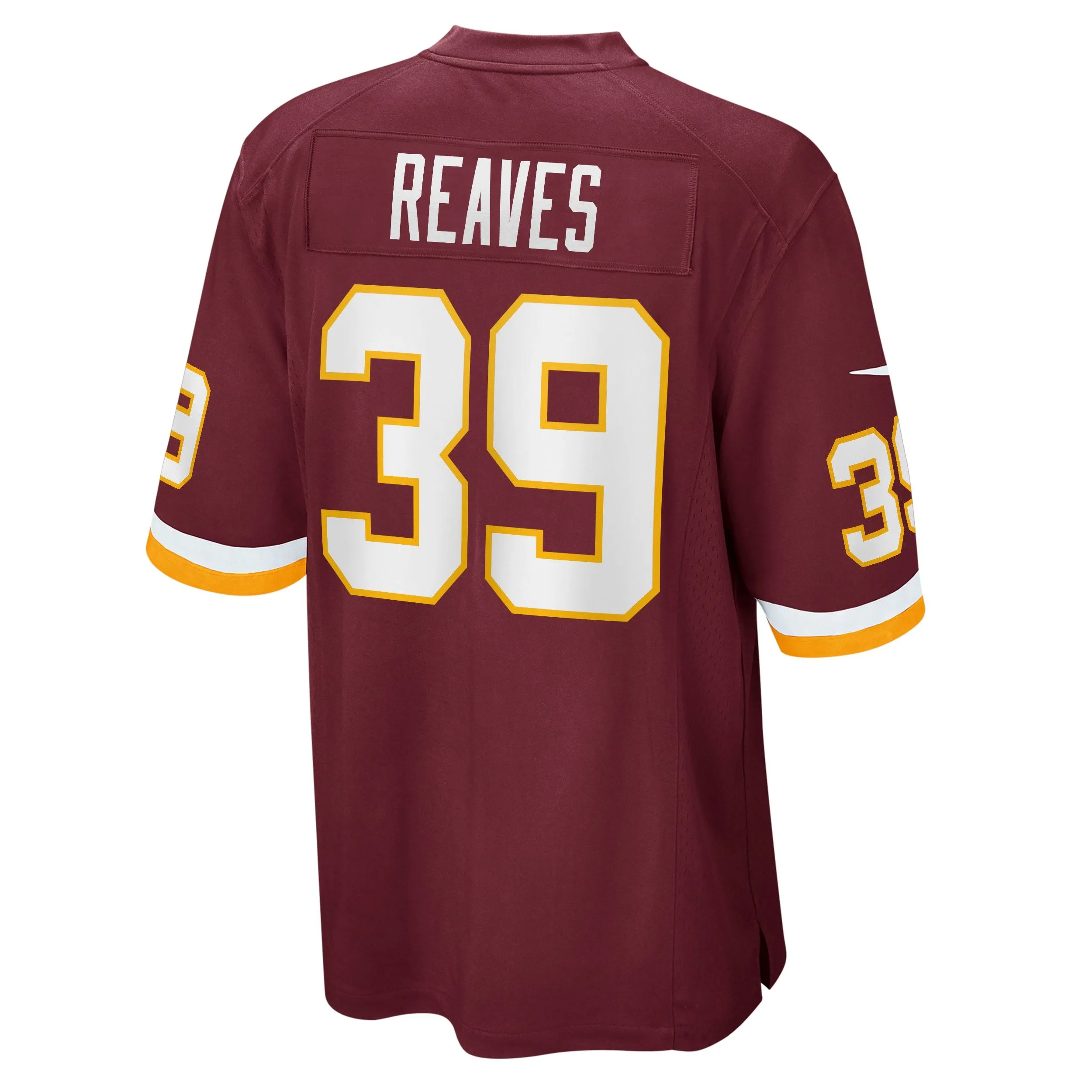 Jeremy Reaves Washington Football Team  Game Player Jersey - Burgundy