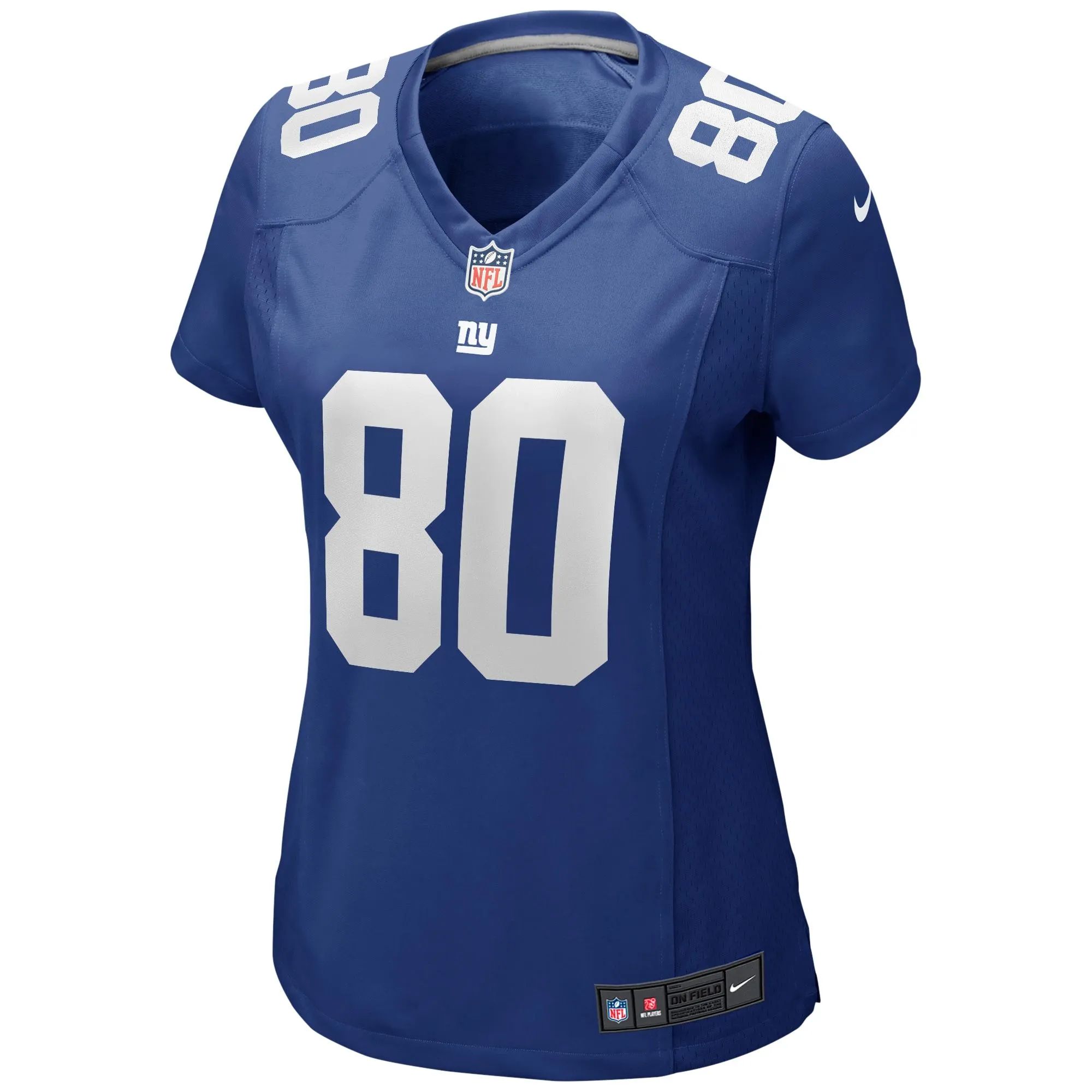 Jeremy Shockey New York Giants  Women's Game Retired Player Jersey - Royal