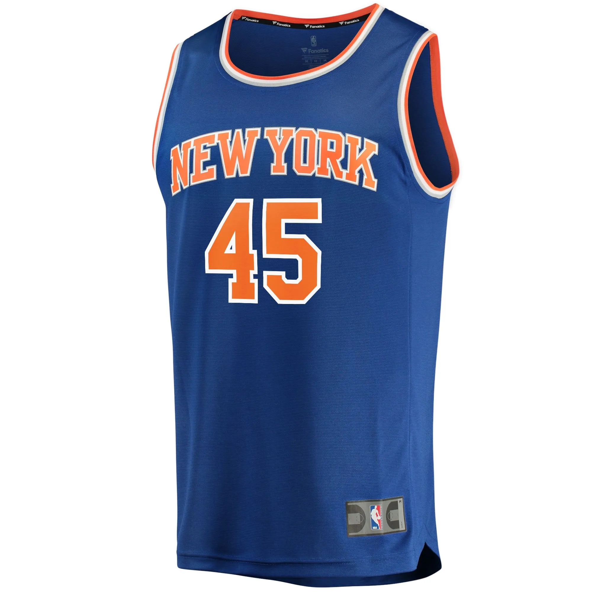 Jericho Sims New York Knicks Fanatics Branded Fast Break Replica Jersey - Icon Edition - Blue