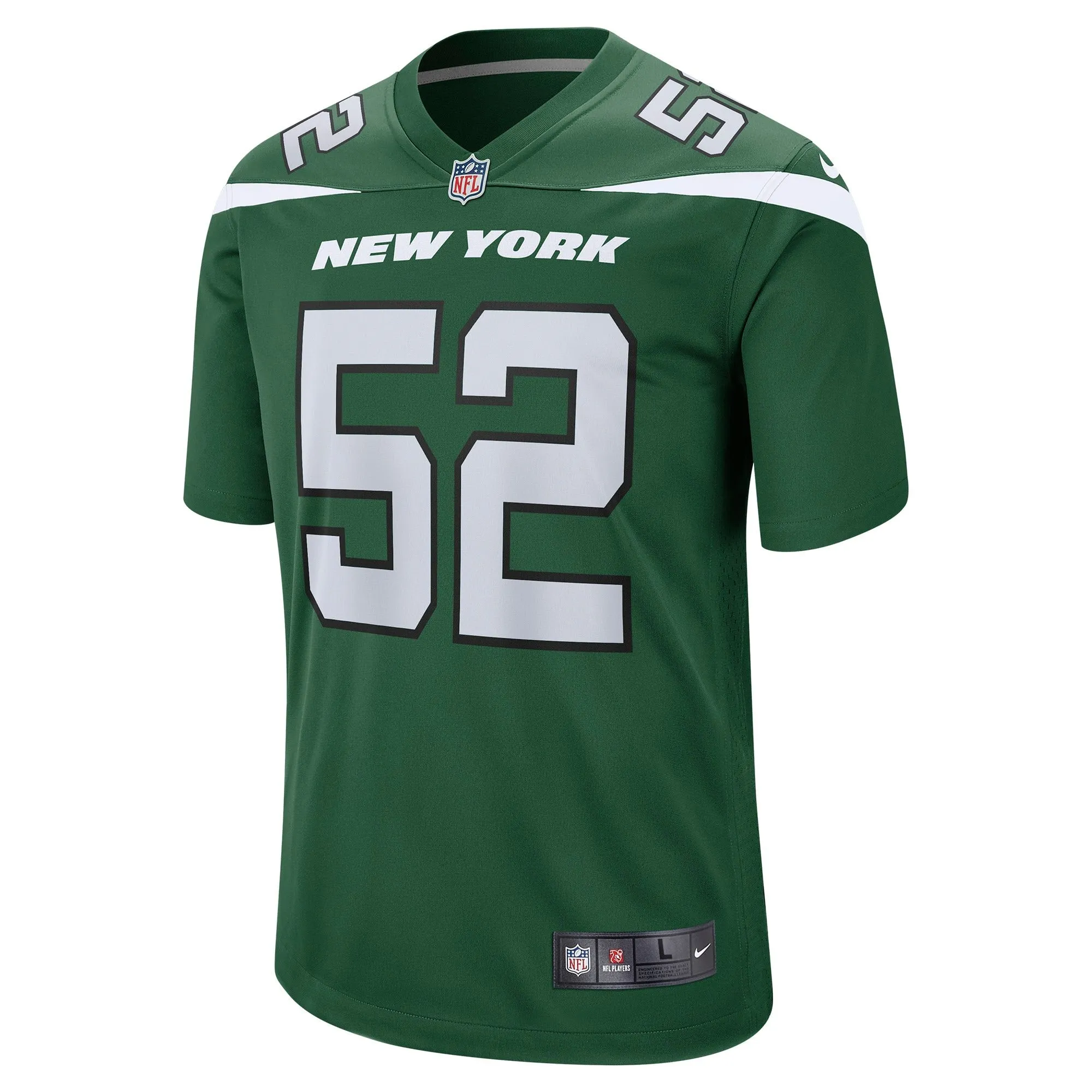 Jermaine Johnson II New York Jets  Player Game Jersey - Green