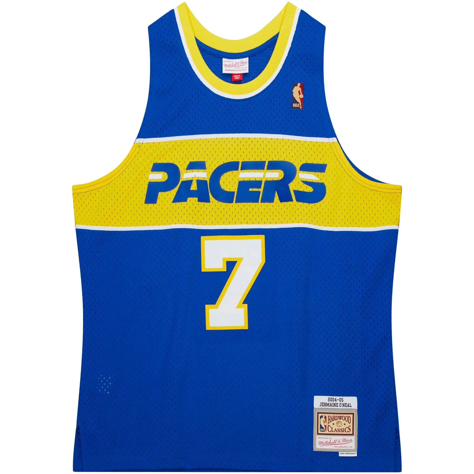 Jermaine O'Neal Indiana Pacers Mitchell & Ness  2004/05 Hardwood Classics Swingman Jersey - Royal