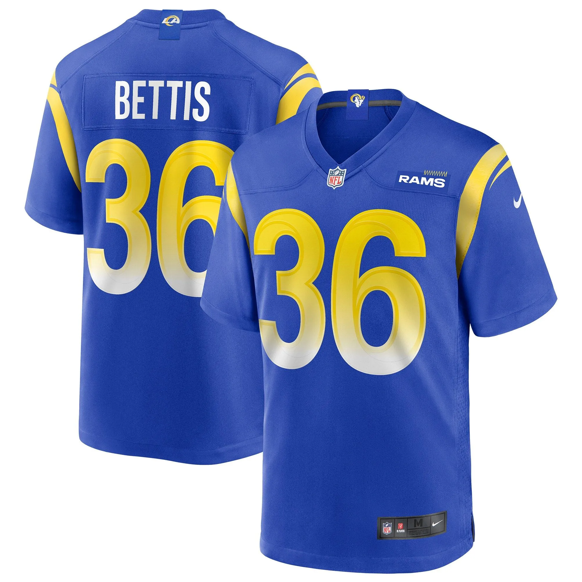 Jerome Bettis Los Angeles Rams  Game Retired Player Jersey - Royal