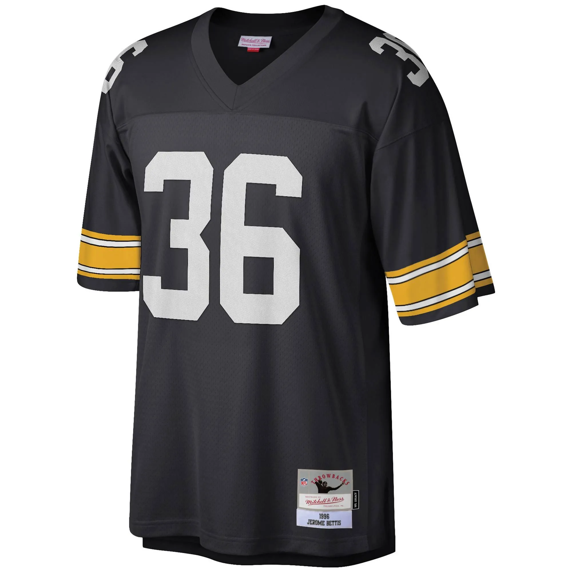 Jerome Bettis Pittsburgh Steelers Mitchell & Ness Legacy Replica Jersey - Black