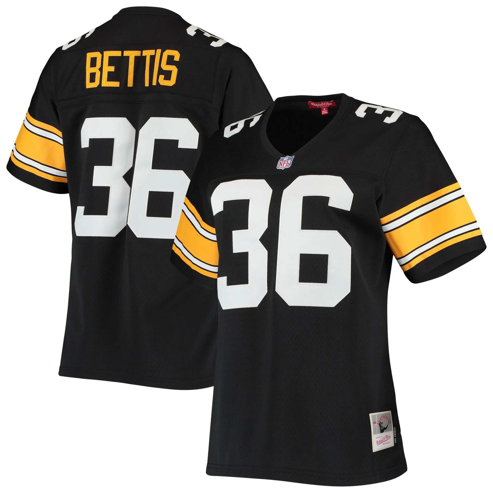 Jerome Bettis Pittsburgh Steelers Mitchell & Ness Women's 1996 Legacy Replica Jersey - Black