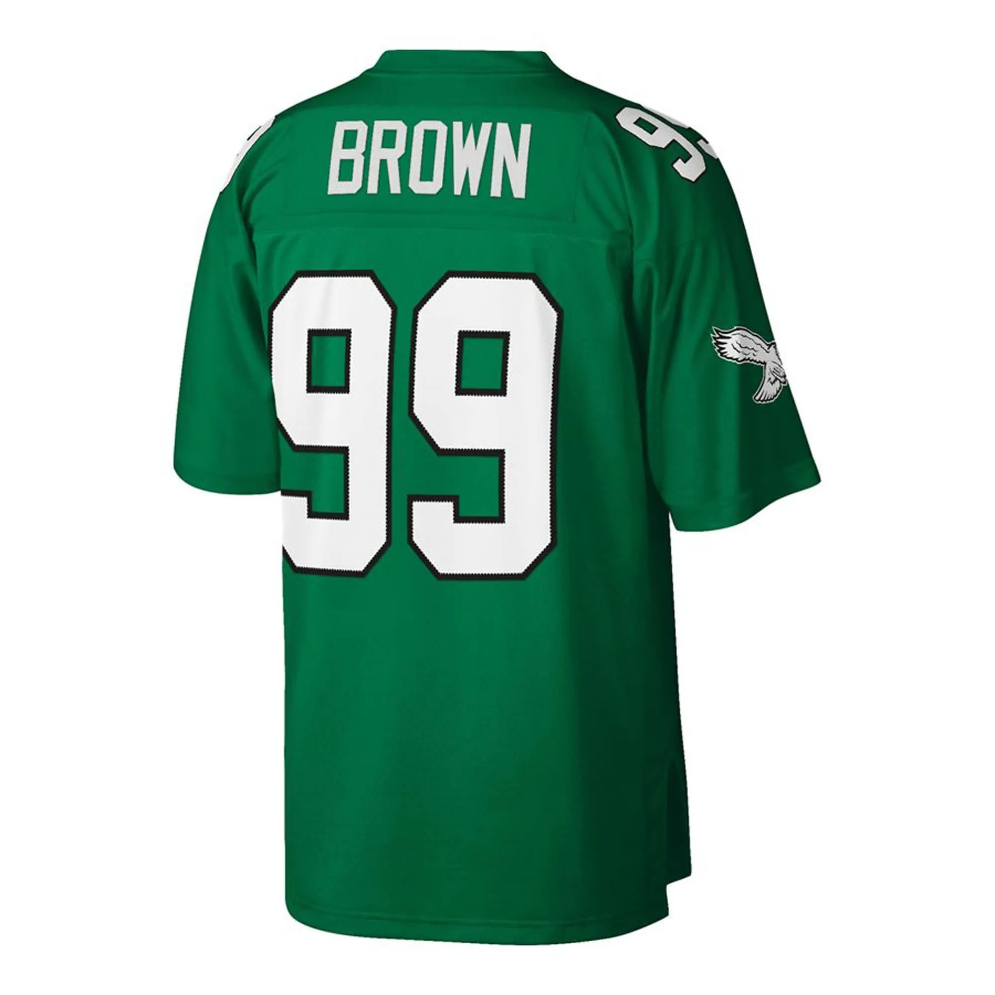 Jerome Brown Philadelphia Eagles Mitchell & Ness Big & Tall 1990 Retired Player Replica Jersey - Kelly Green