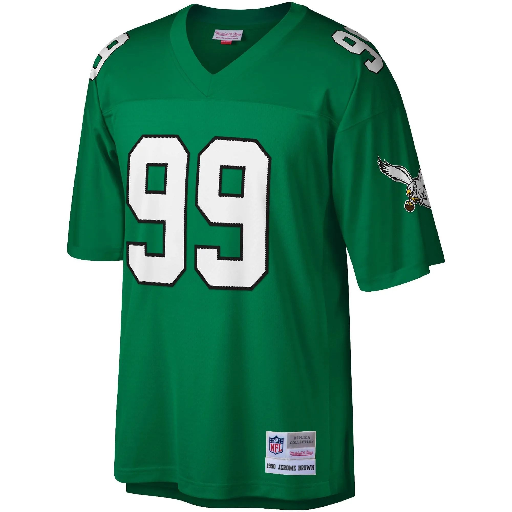 Jerome Brown Philadelphia Eagles Mitchell & Ness Legacy Replica Jersey - Kelly Green