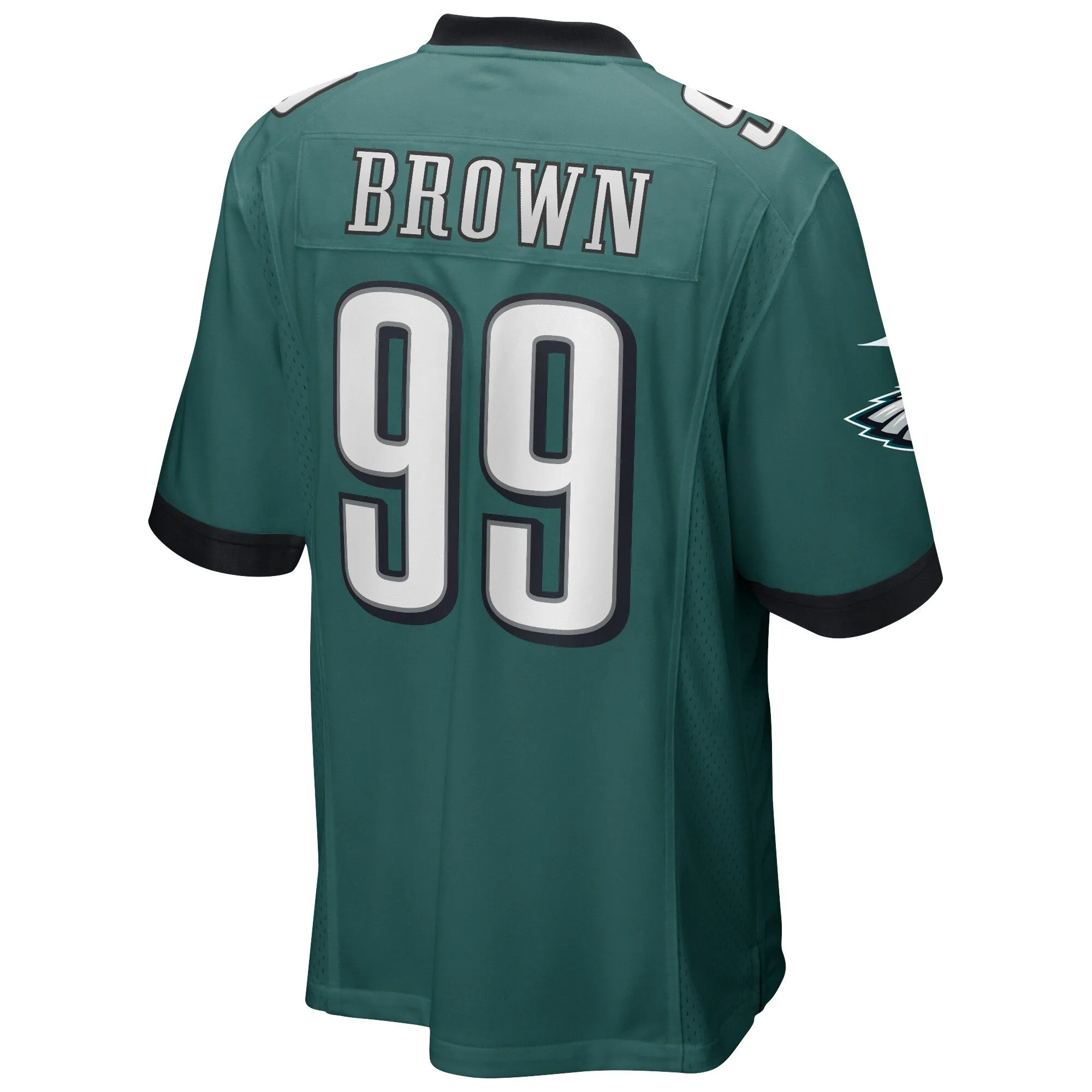 Jerome Brown Philadelphia Eagles  Game Retired Player Jersey - Midnight Green