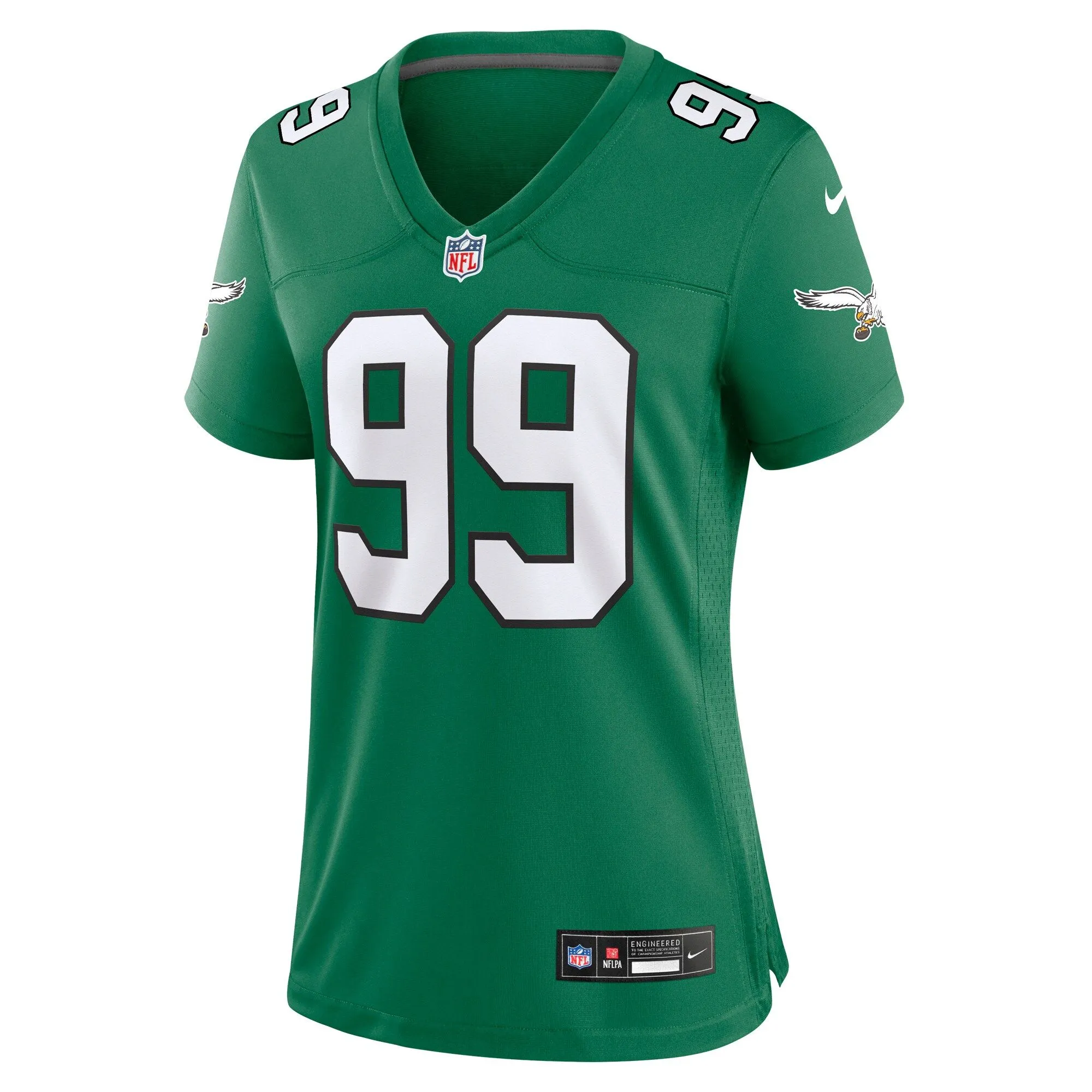 Jerome Brown Philadelphia Eagles  Women's Alternate Game Jersey - Kelly Green