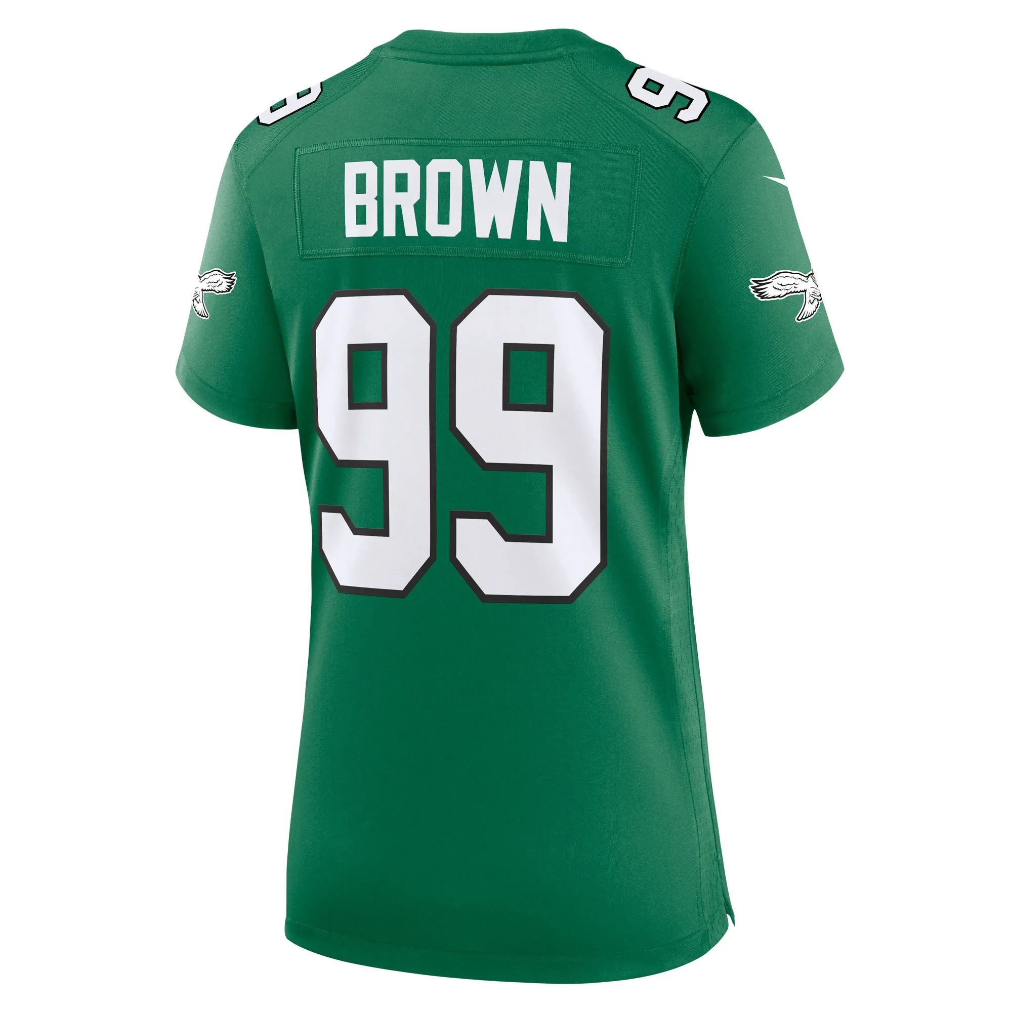 Jerome Brown Philadelphia Eagles  Women's Alternate Game Jersey - Kelly Green